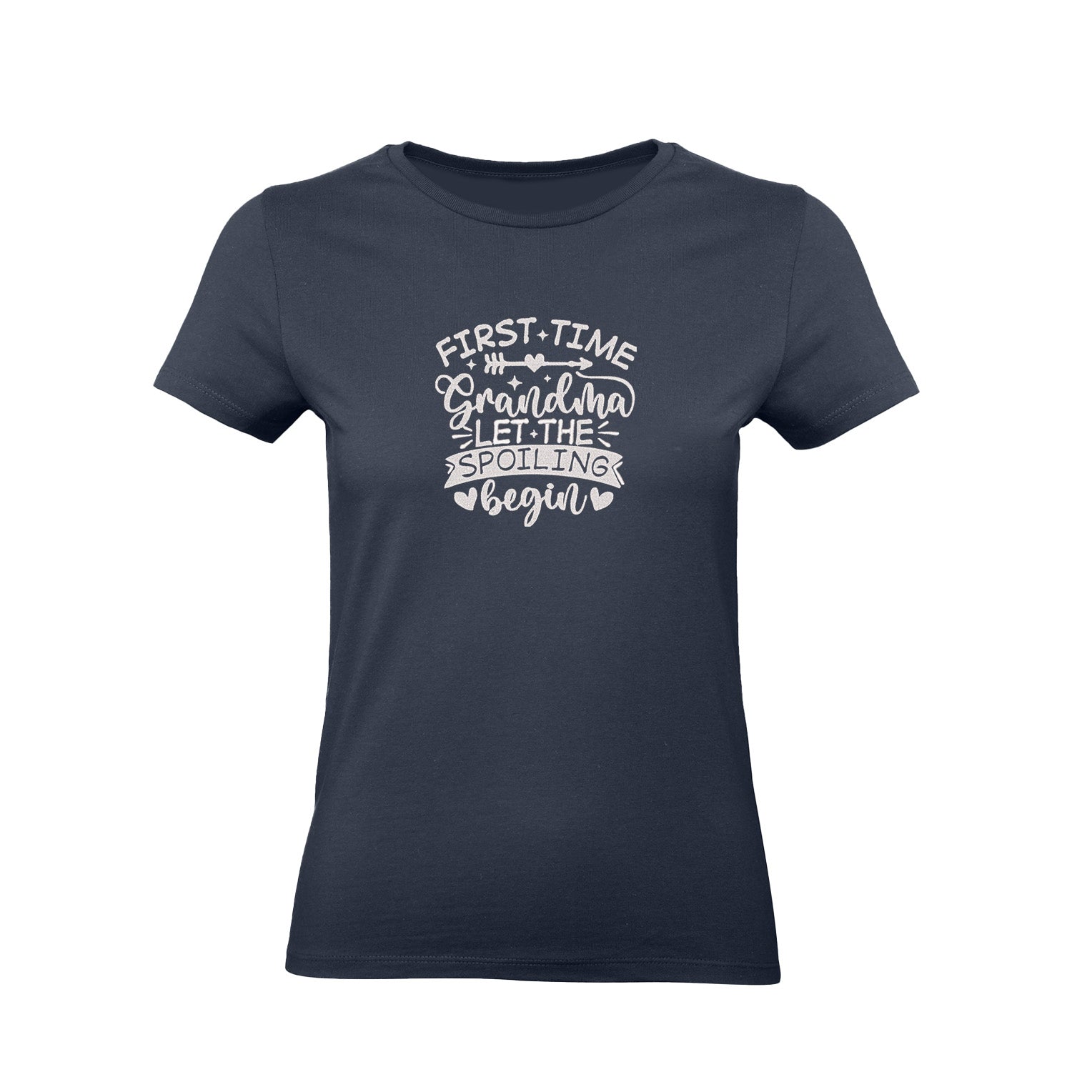 Koszulka First Time Grandma – haftowany prezent dla świeżej Babci Haft z radości - nadruki i haft na odzieży Warszawa
