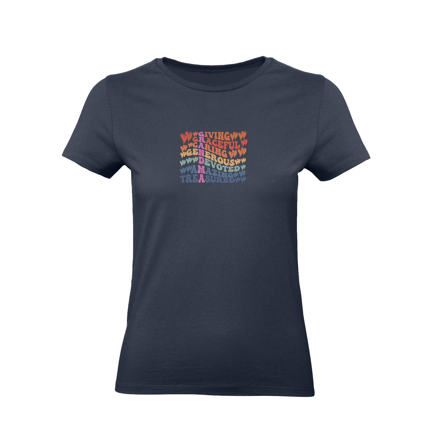 Koszulka Grandma Definition – kolorowy haft, idealny prezent dla Babci Haft z radości - nadruki i haft na odzieży Warszawa