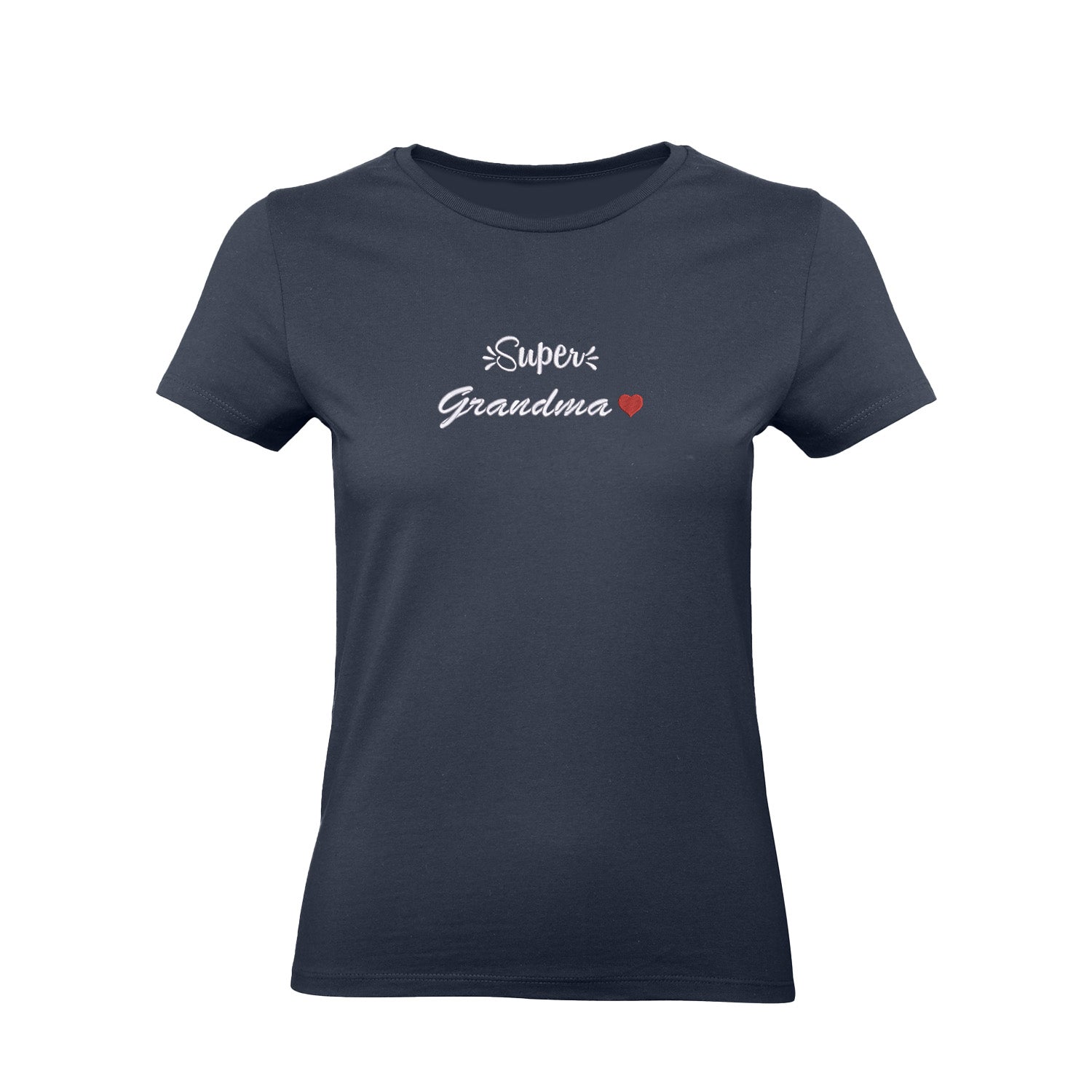 Koszulka Super Grandma – haftowany napis dla wyjątkowej Babci Haft z radości - nadruki i haft na odzieży Warszawa