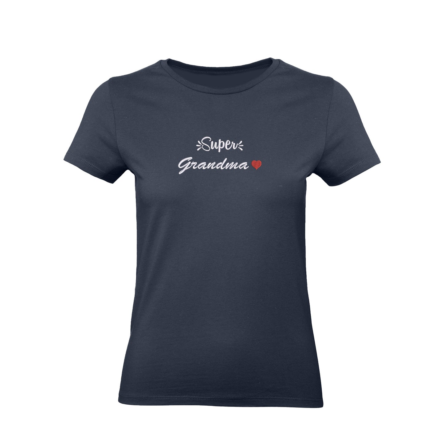 Koszulka Super Grandma – haftowany napis dla wyjątkowej Babci Haft z radości - nadruki i haft na odzieży Warszawa