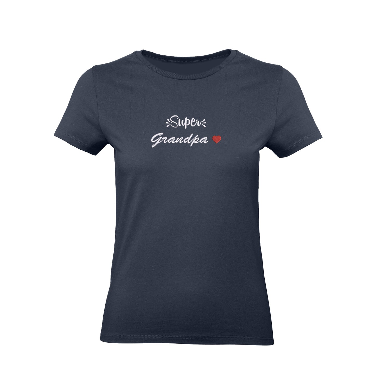 Koszulka Super Grandpa – haftowany napis dla wyjątkowego Dziadka Haft z radości - nadruki i haft na odzieży Warszawa