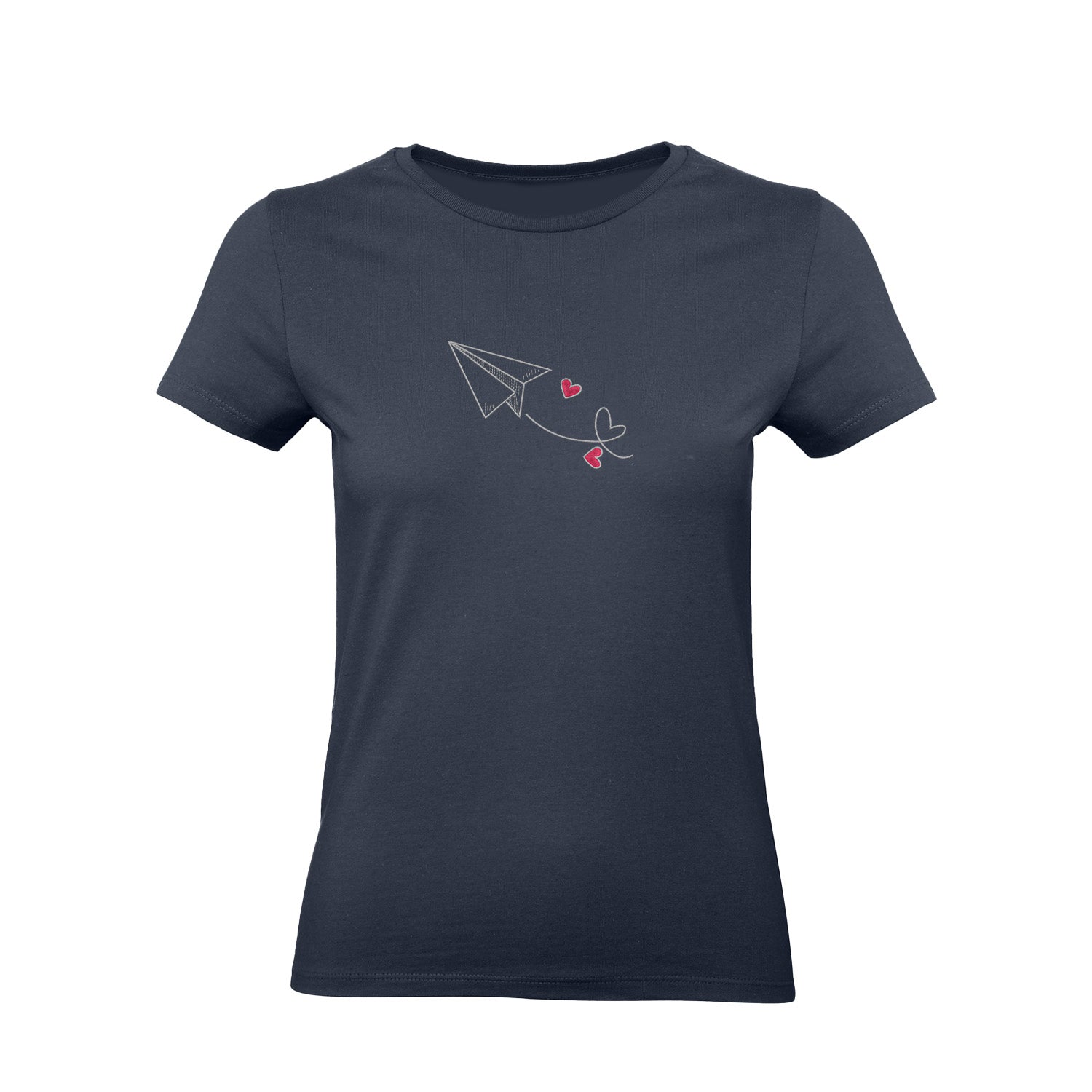 Koszulka z Haftem „Walentynkowy Liścik” – uroczy detal Haft z radości - nadruki i haft na odzieży Warszawa