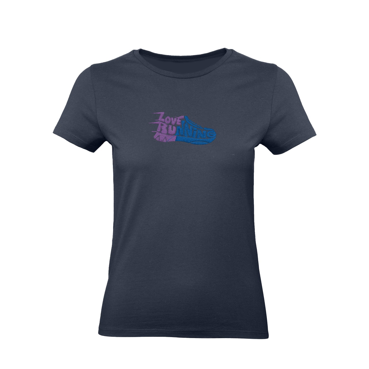 Koszulka z Haftem „Love Running” – pasja do biegania Haft z radości - nadruki i haft na odzieży Warszawa