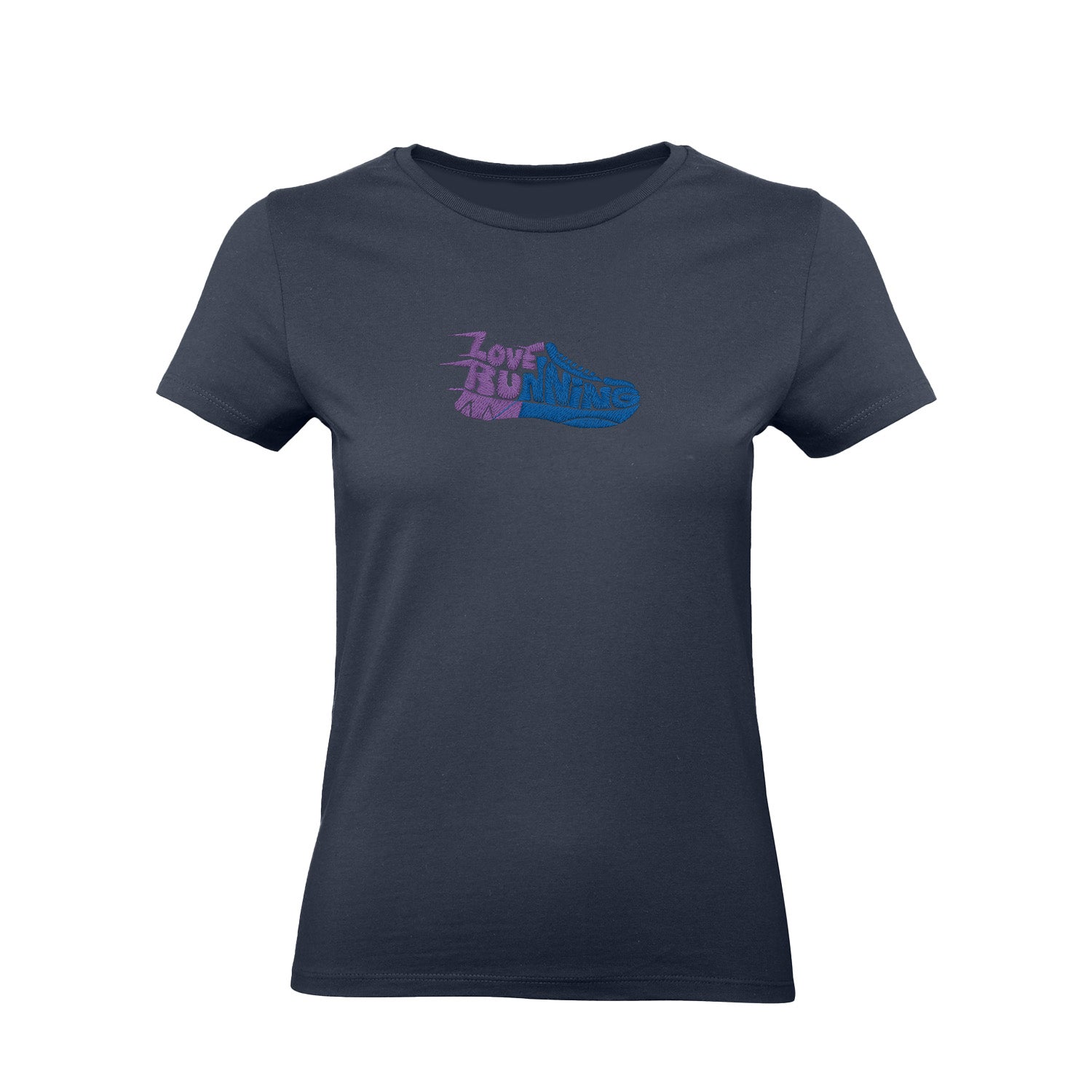 Koszulka z Haftem „Love Running” – pasja do biegania Haft z radości - nadruki i haft na odzieży Warszawa