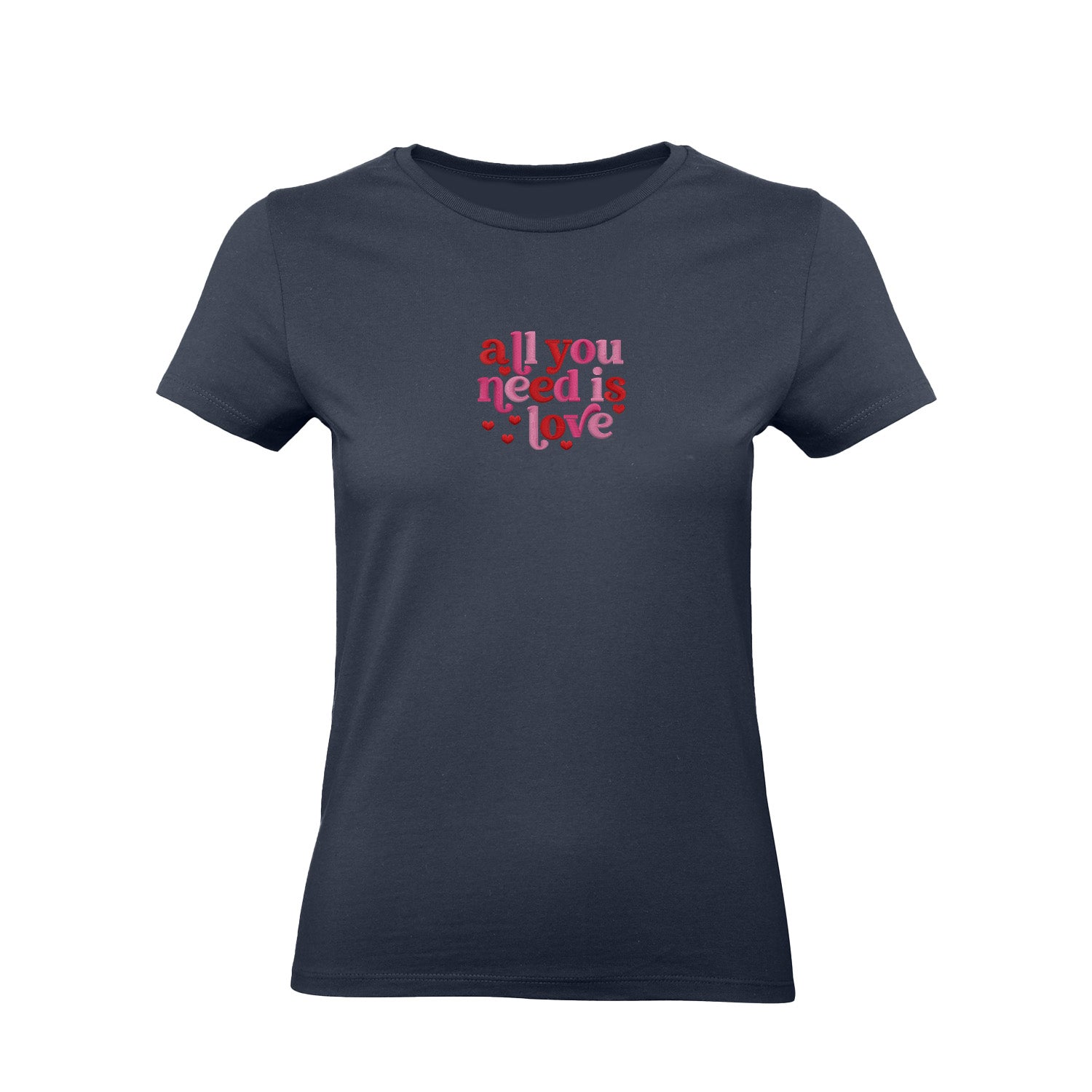 Koszulka z Haftem „All You Need Is Love” – ponadczasowe przesłanie Haft z radości - nadruki i haft na odzieży Warszawa