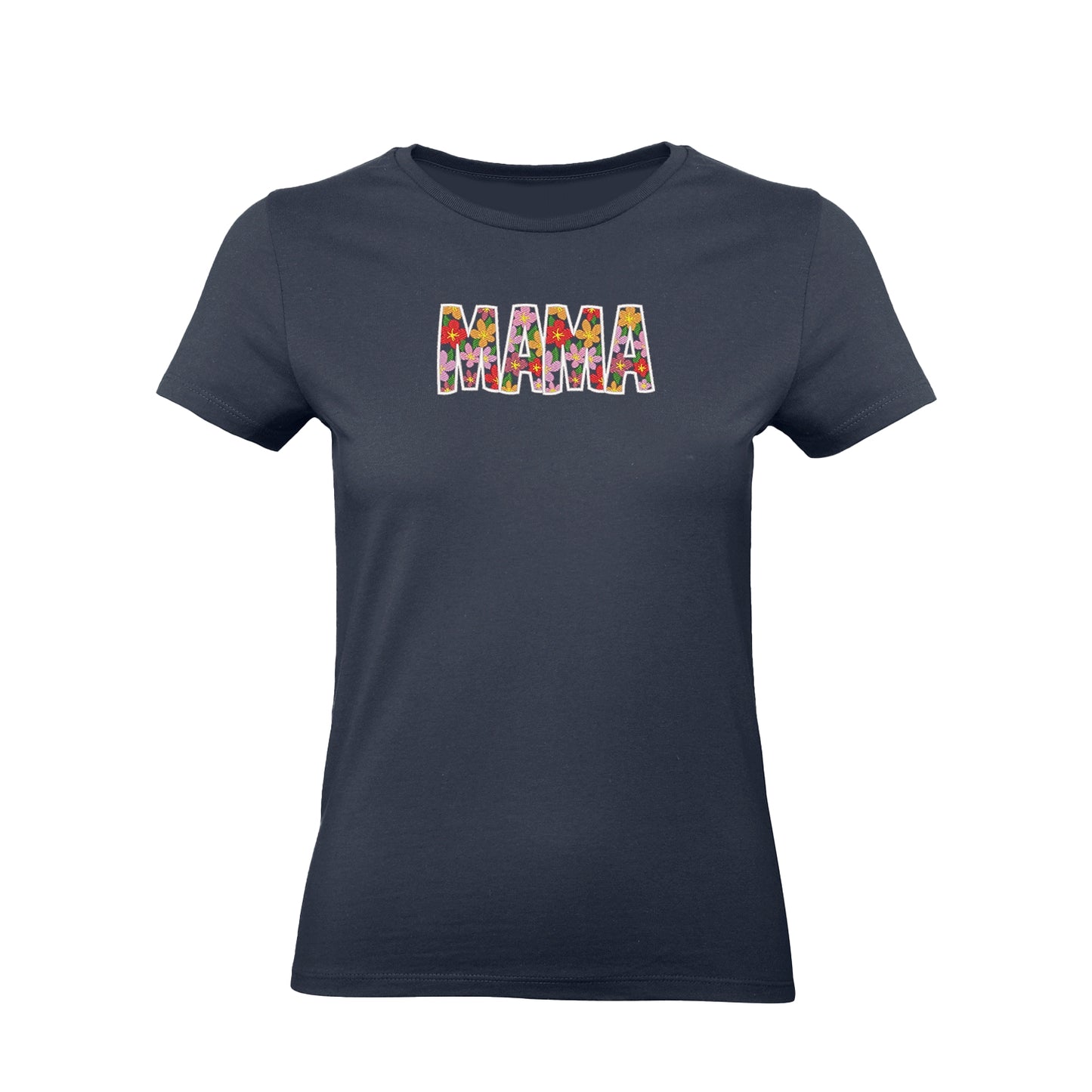 Koszulka Mama All Day Everyday Embroidery Design – Haft komputerowy | Damska, Unisex, Oversize Haft z radości - nadruki i haft na odzieży Warszawa