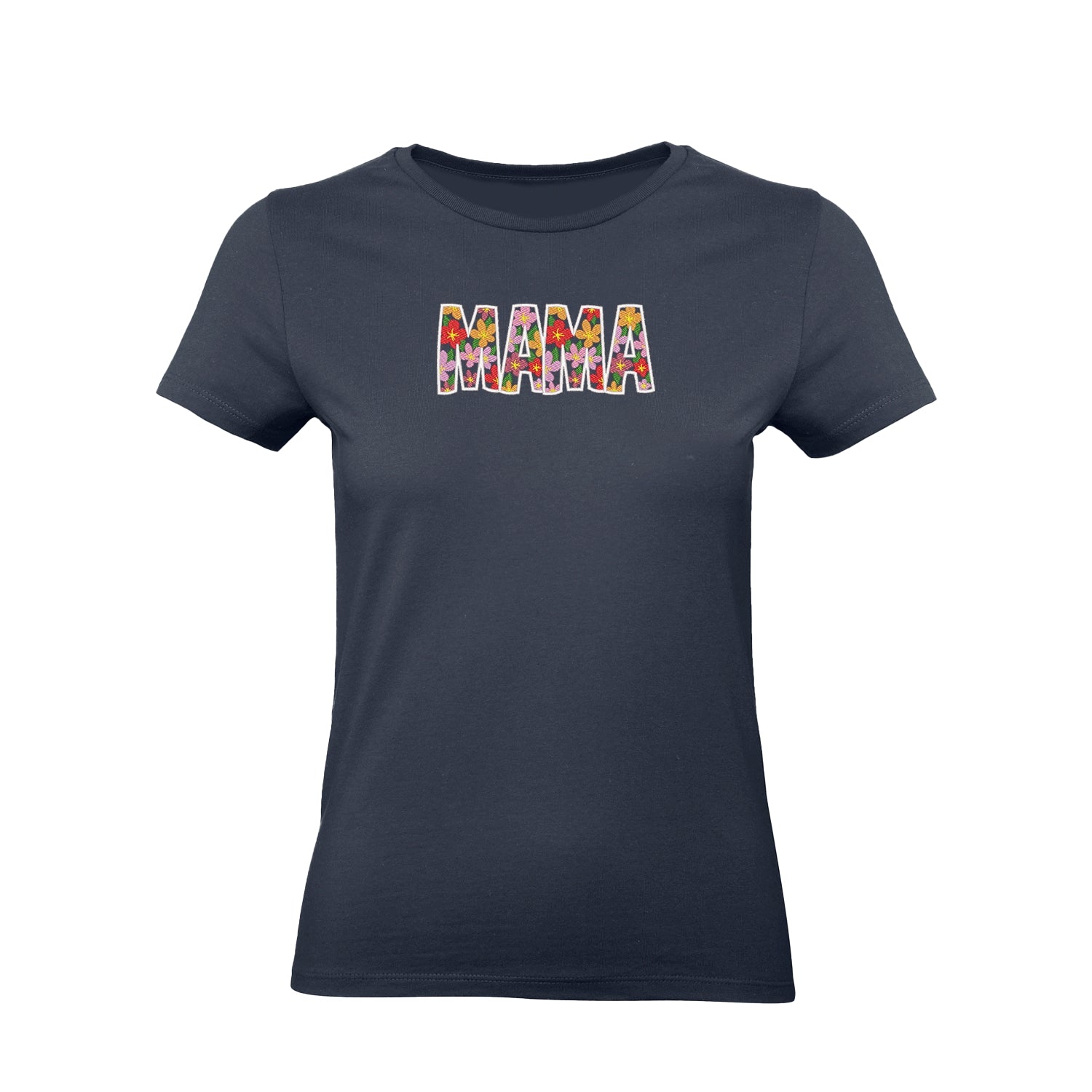Koszulka Mama All Day Everyday Embroidery Design – Haft komputerowy | Damska, Unisex, Oversize Haft z radości - nadruki i haft na odzieży Warszawa