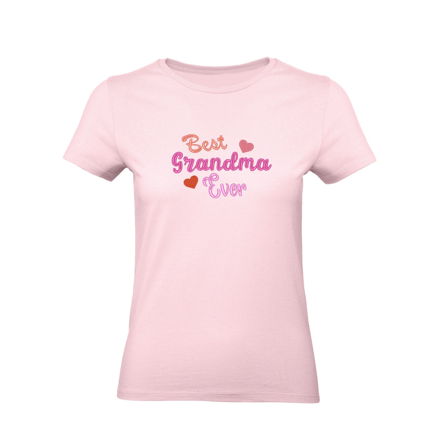 Koszulka z haftem Best Grandma Ever – prezent dla Babci Haft z radości - nadruki i haft na odzieży Warszawa