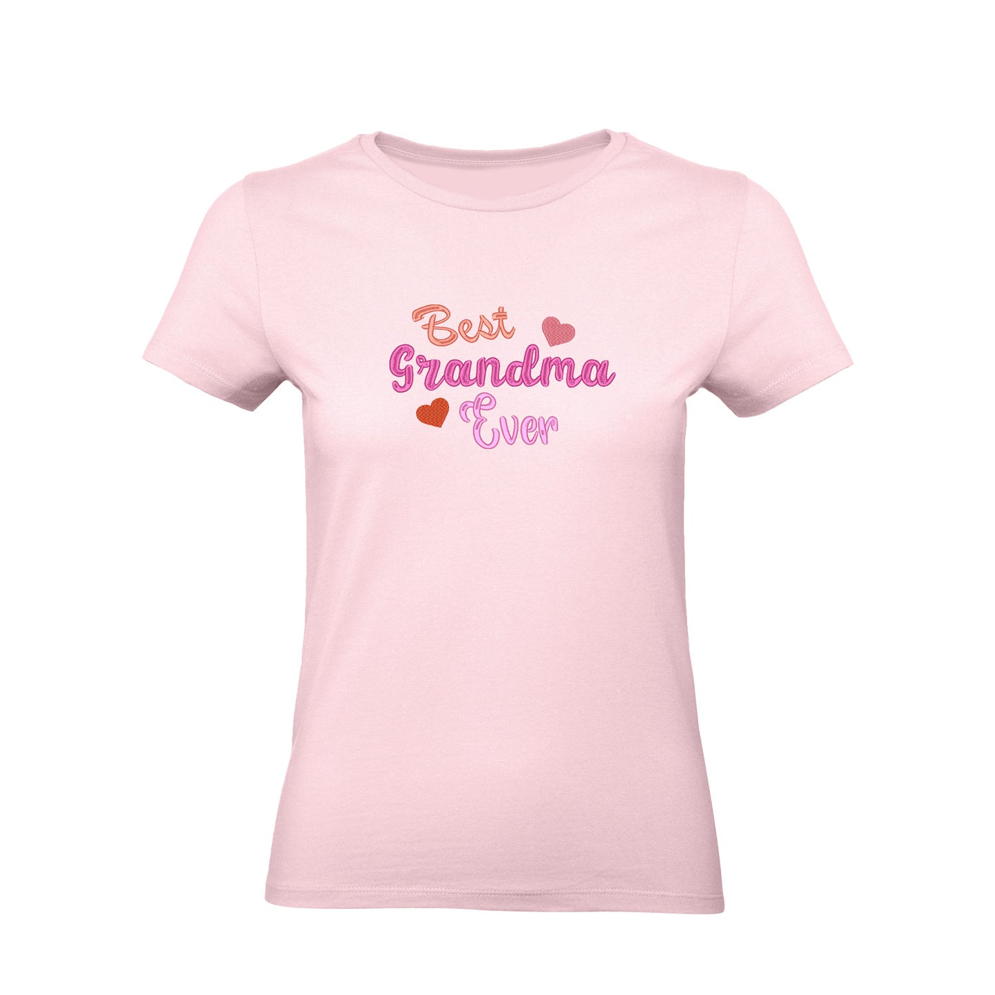 Koszulka z haftem Best Grandma Ever – prezent dla Babci Haft z radości - nadruki i haft na odzieży Warszawa