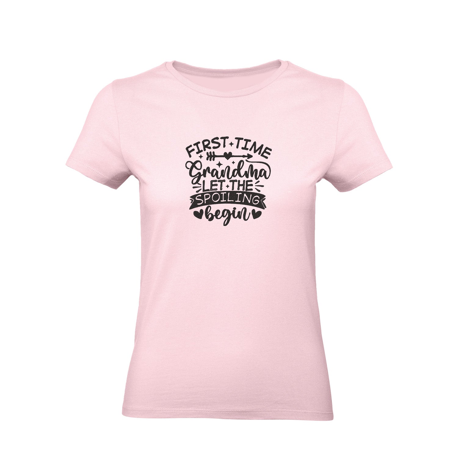 Koszulka First Time Grandma – haftowany prezent dla świeżej Babci Haft z radości - nadruki i haft na odzieży Warszawa