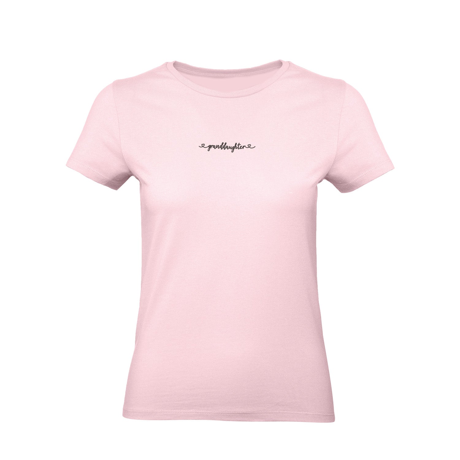 Koszulka Granddaughter with Heart – haft dla ukochanej wnuczki Haft z radości - nadruki i haft na odzieży Warszawa