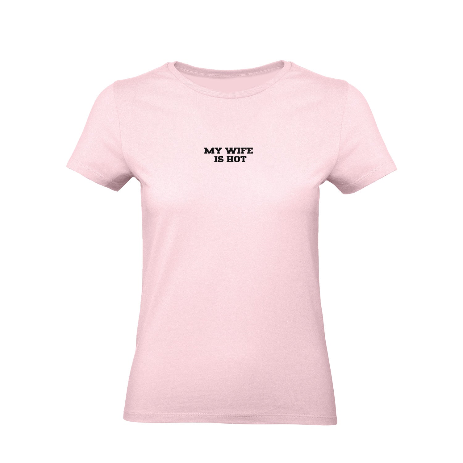 Koszulka z haftem "MY WIFE IS HOT" – unisex, damska, oversize Haft z radości - nadruki i haft na odzieży Warszawa