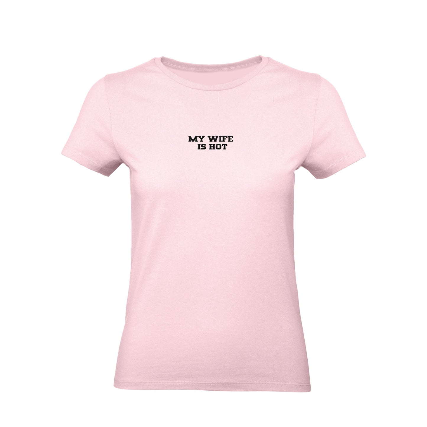 Koszulka z haftem "MY WIFE IS HOT" – unisex, damska, oversize Haft z radości - nadruki i haft na odzieży Warszawa