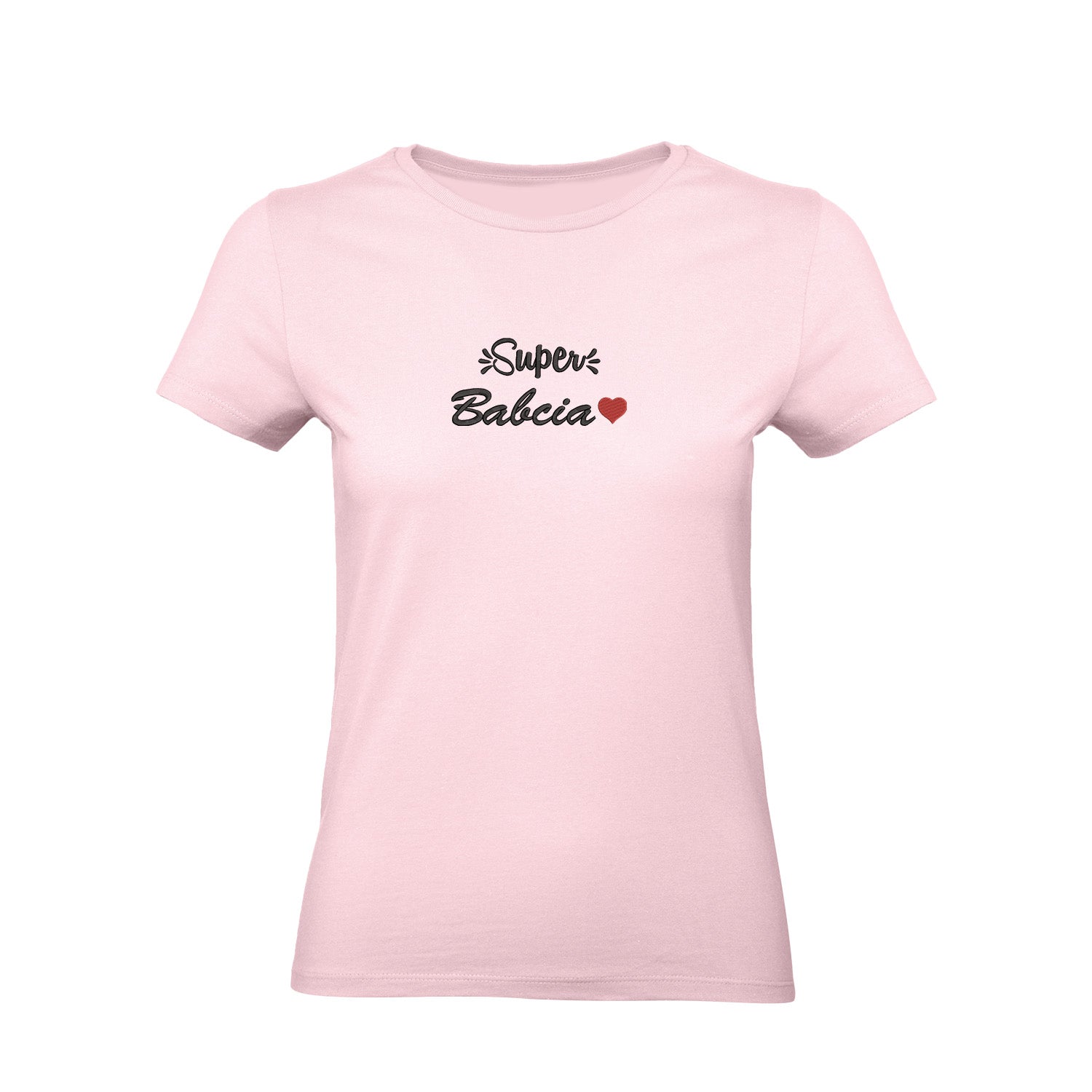 Super Babcia – koszulka z haftem dla wyjątkowej Babci Haft z radości - nadruki i haft na odzieży Warszawa