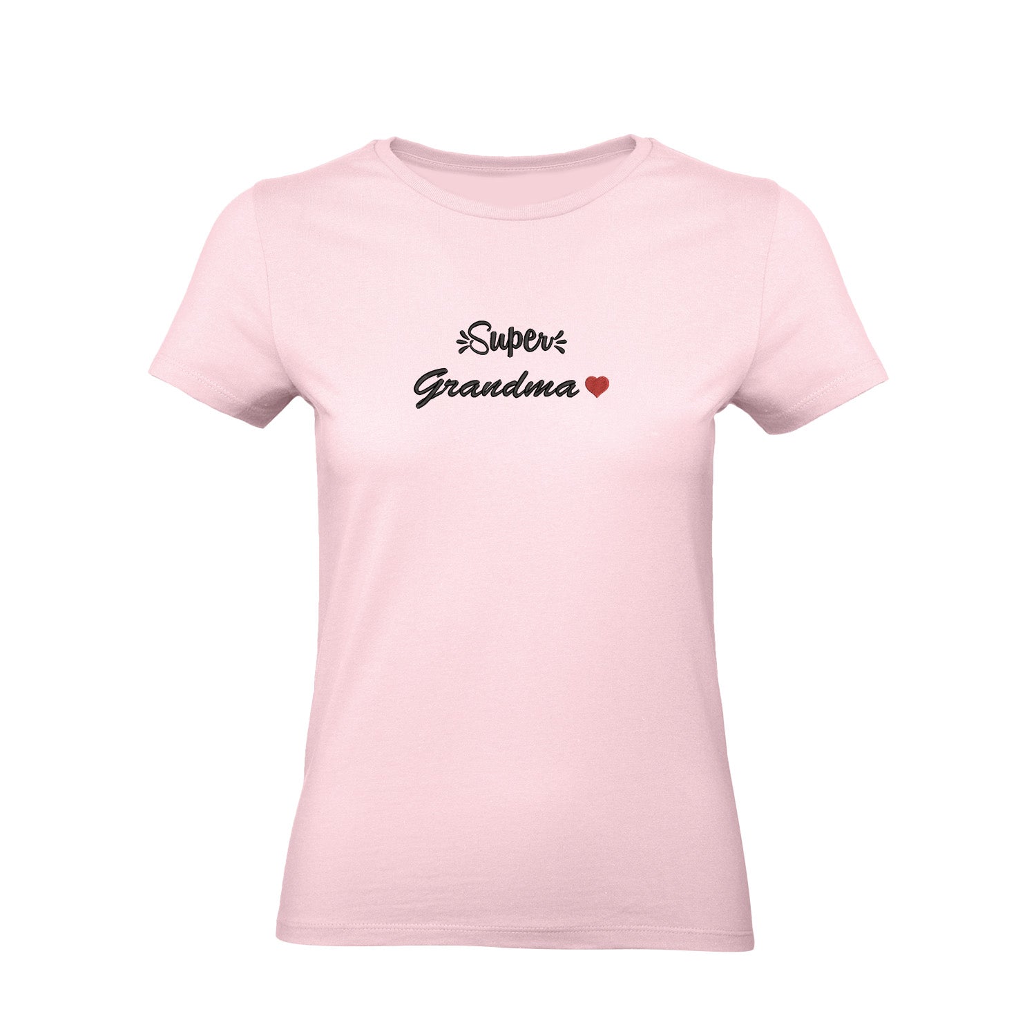 Koszulka Super Grandma – haftowany napis dla wyjątkowej Babci Haft z radości - nadruki i haft na odzieży Warszawa