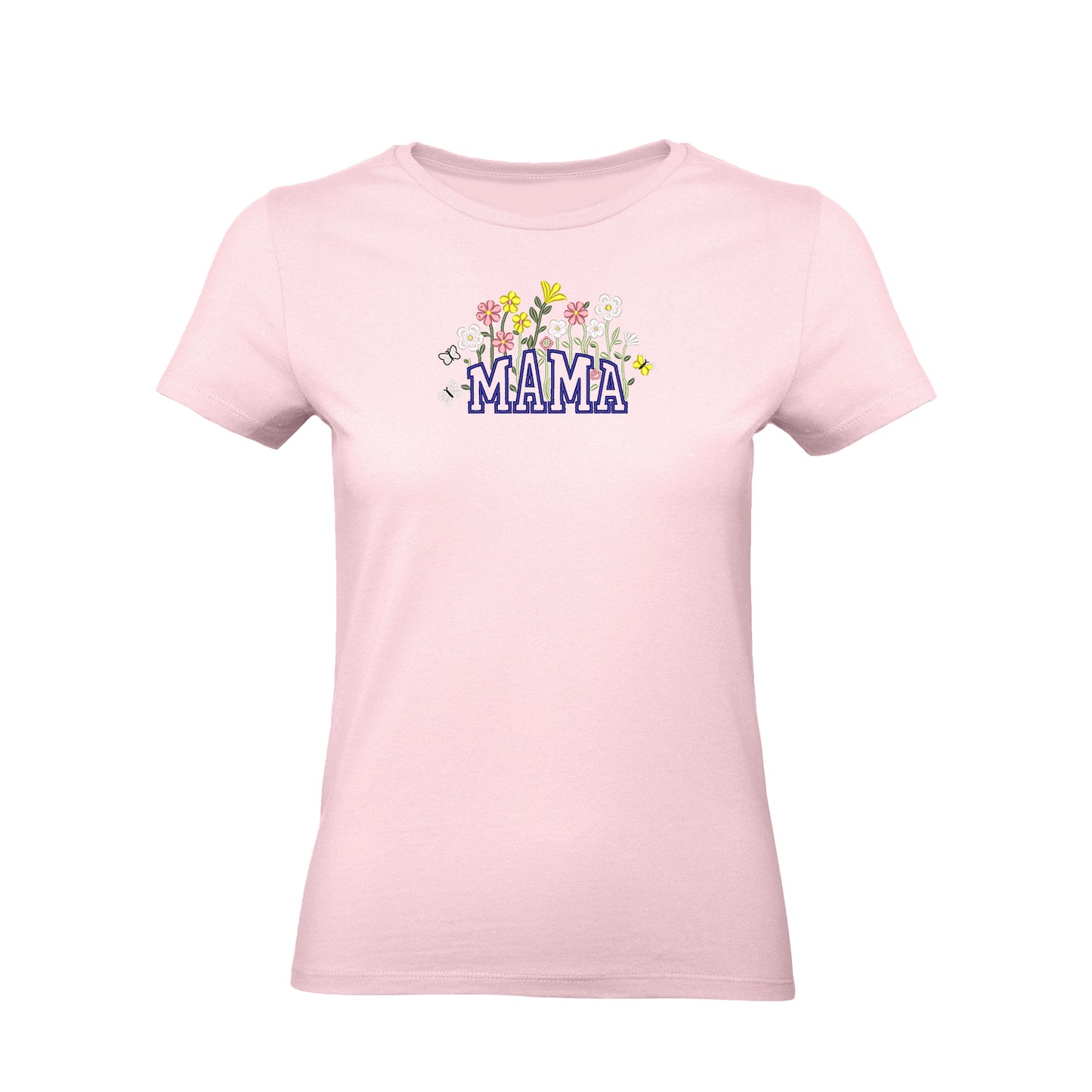 Koszulka Floral Mama 3 – Haft komputerowy | Damska, Unisex, Oversize Haft z radości - nadruki i haft na odzieży Warszawa