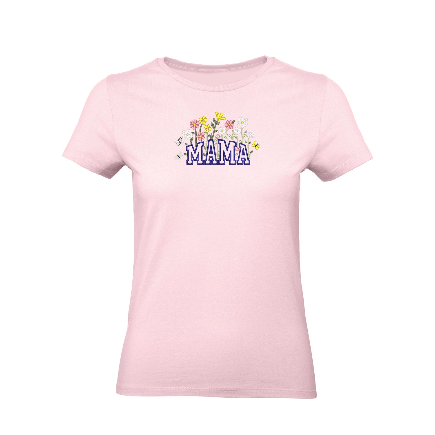 Koszulka Floral Mama 3 – Haft komputerowy | Damska, Unisex, Oversize Haft z radości - nadruki i haft na odzieży Warszawa