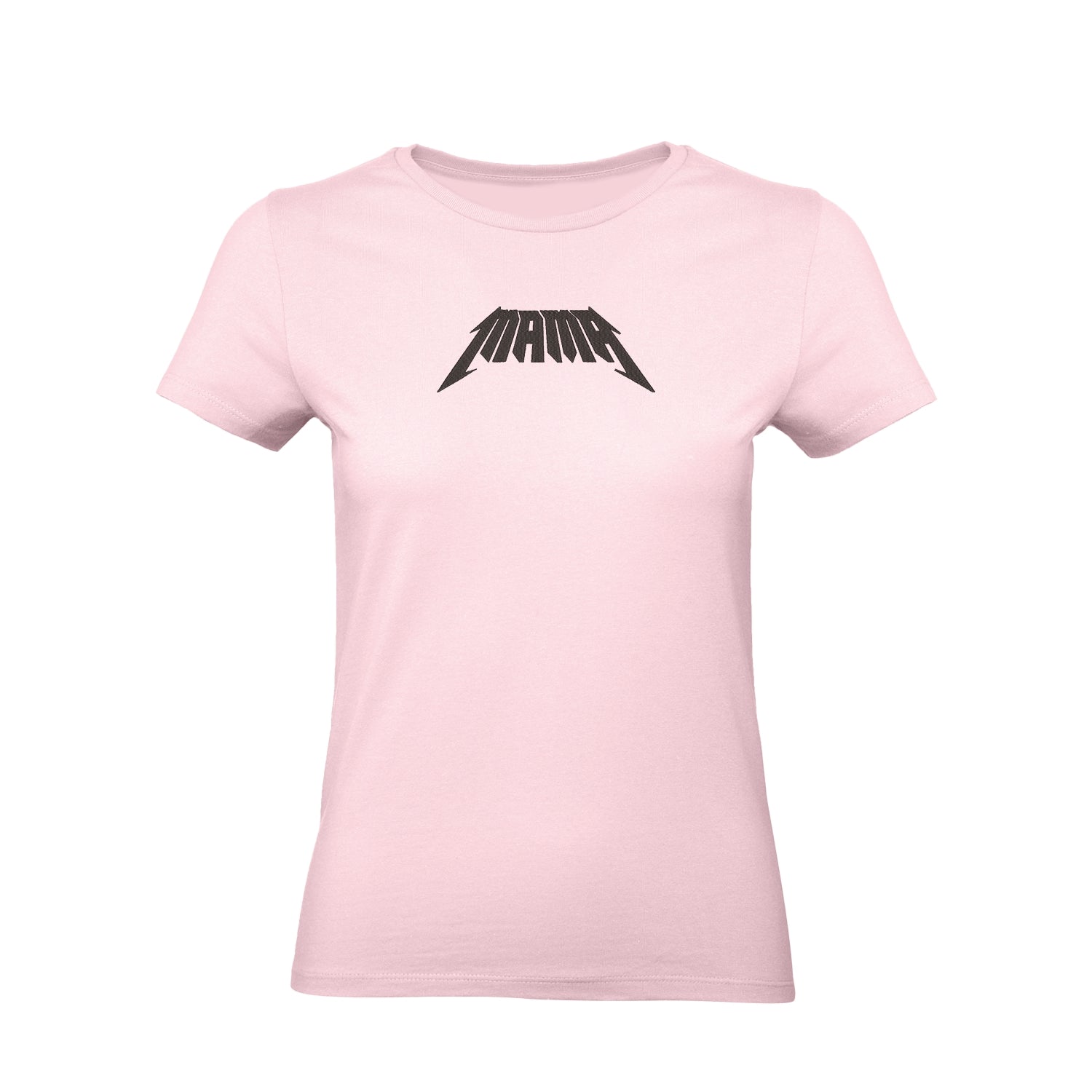 Koszulka haftowana „Rock Mama Embroidery File” – damska, unisex, oversize | rockowy styl i haft komputerowy Haft z radości - nadruki i haft na odzieży Warszawa
