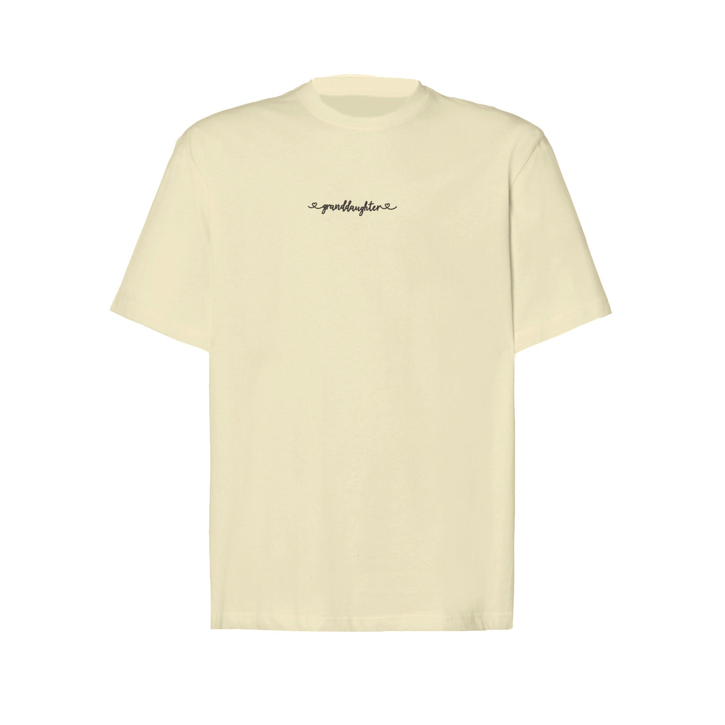 Koszulka Granddaughter with Heart – haft dla ukochanej wnuczki Haft z radości - nadruki i haft na odzieży Warszawa