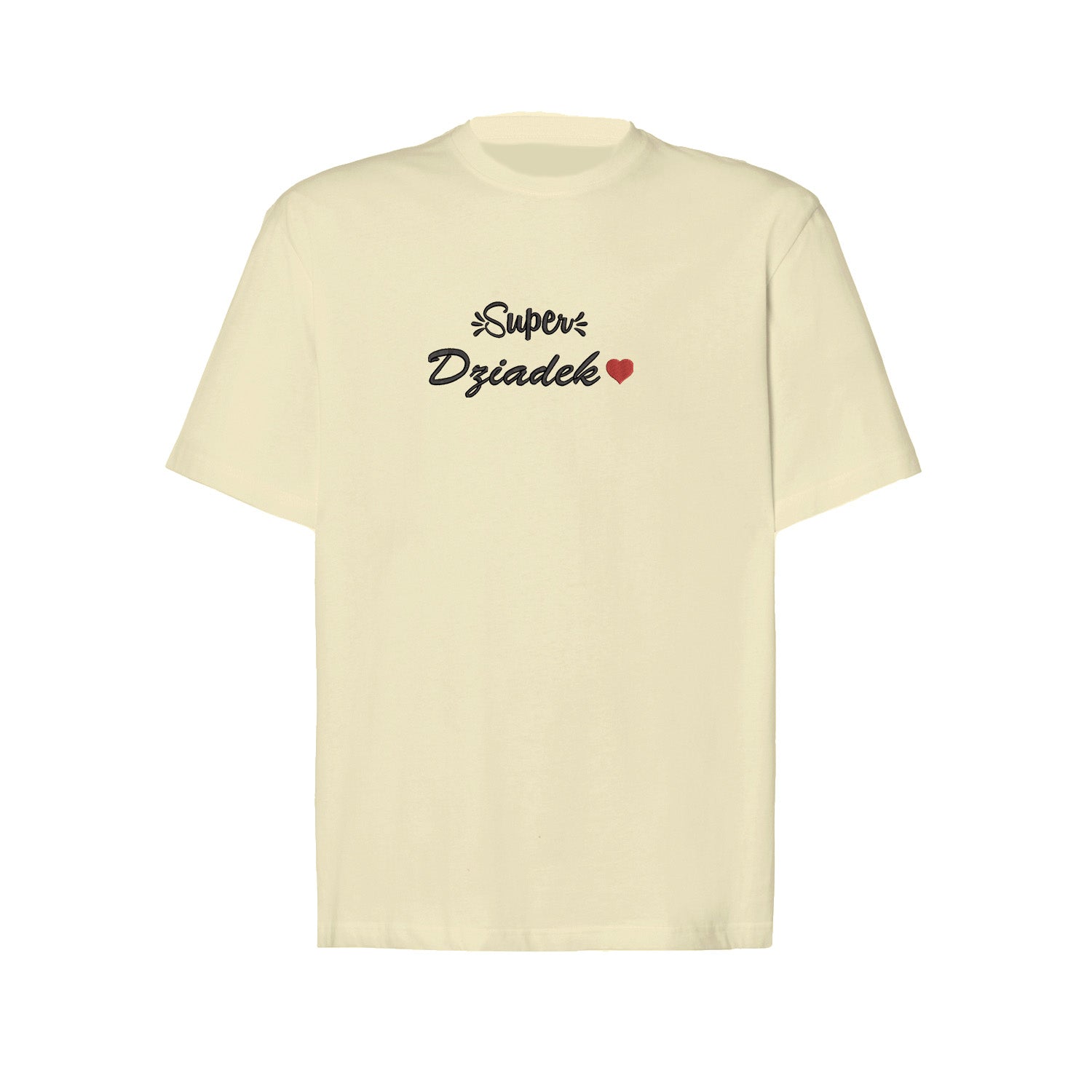 Super Dziadek – koszulka z haftem dla wyjątkowego Dziadka Haft z radości - nadruki i haft na odzieży Warszawa