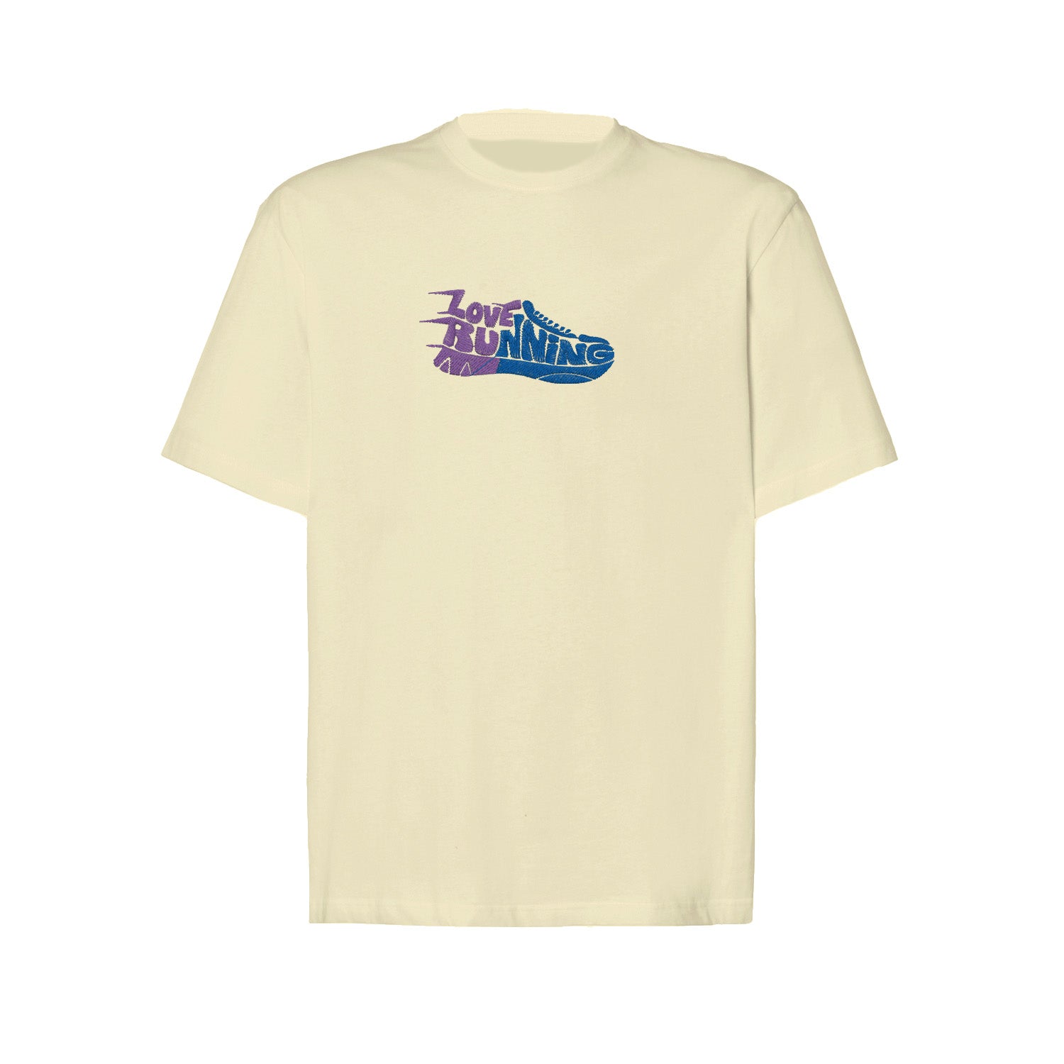 Koszulka z Haftem „Love Running” – pasja do biegania Haft z radości - nadruki i haft na odzieży Warszawa