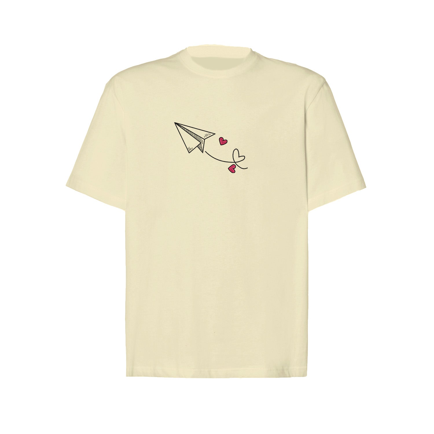 Koszulka z Haftem „Walentynkowy Liścik” – uroczy detal Haft z radości - nadruki i haft na odzieży Warszawa