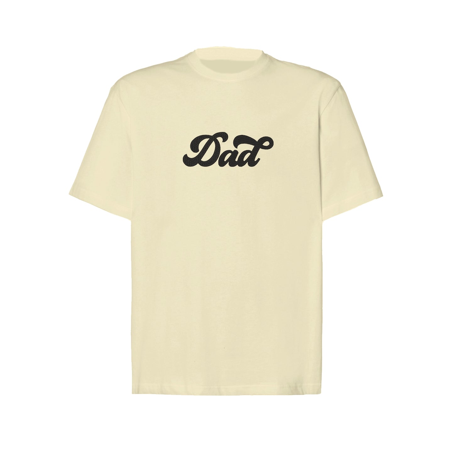 Koszulka oversize z haftem "Dad 2" – minimalistyczny i stylowy prezent dla taty