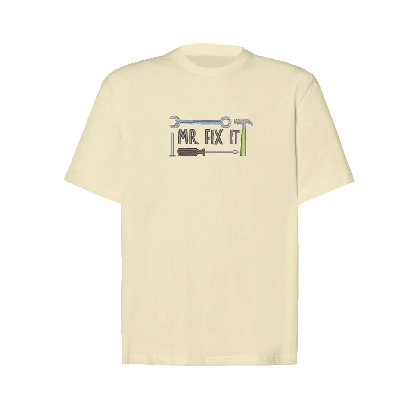 Koszulka oversize Mr Fix It 2 – prezent dla majsterkowicza z haftem