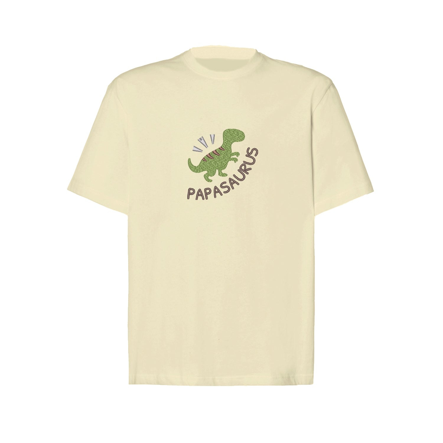 Koszulka Papasaurus z haftem – prezent dla taty z humorem i charakterem Haft z radości