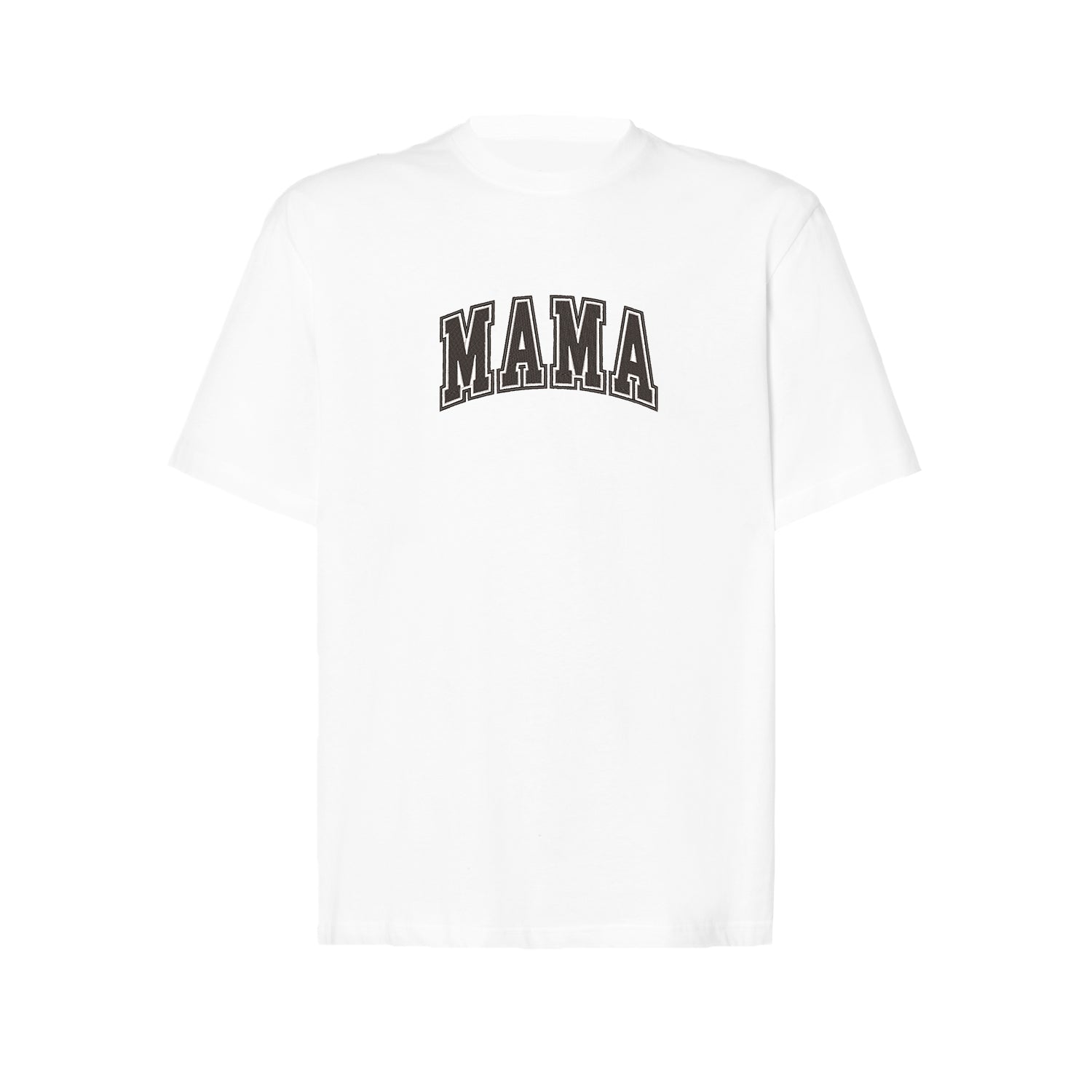 Koszulka Mama Embroidery Design – Haft komputerowy | Damska, Unisex, Oversize Haft z radości - nadruki i haft na odzieży Warszawa
