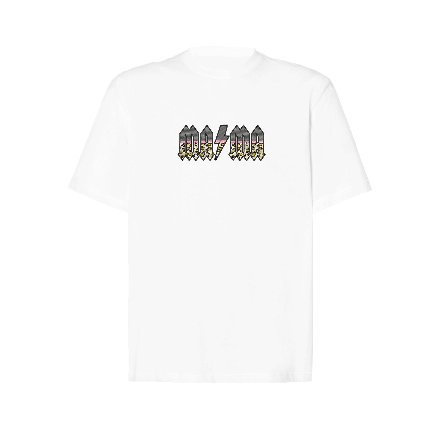 Koszulka Mama Embroidery Design 2 – Haft komputerowy | Damska, Unisex, Oversize Haft z radości - nadruki i haft na odzieży Warszawa