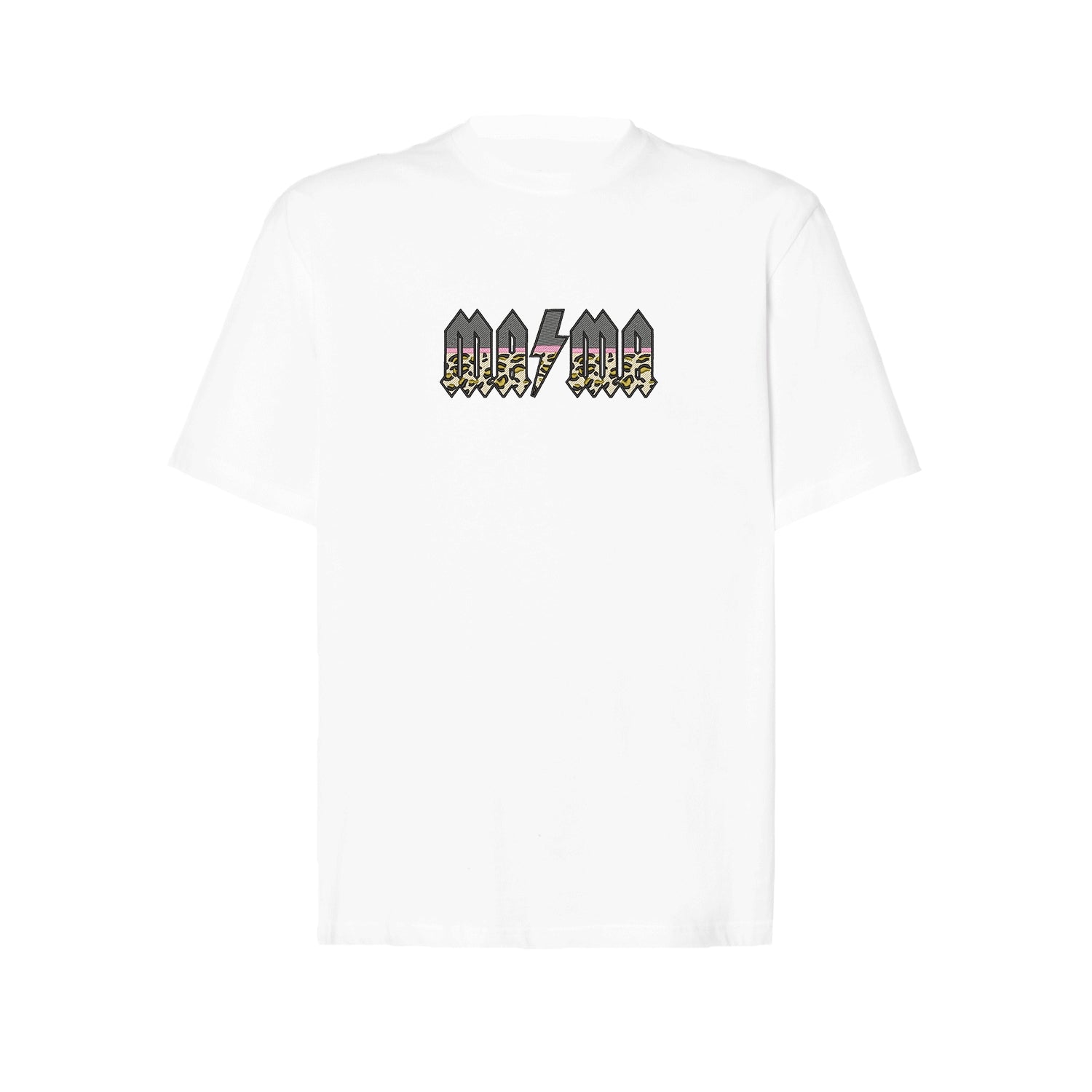 Koszulka Mama Embroidery Design 2 – Haft komputerowy | Damska, Unisex, Oversize Haft z radości - nadruki i haft na odzieży Warszawa