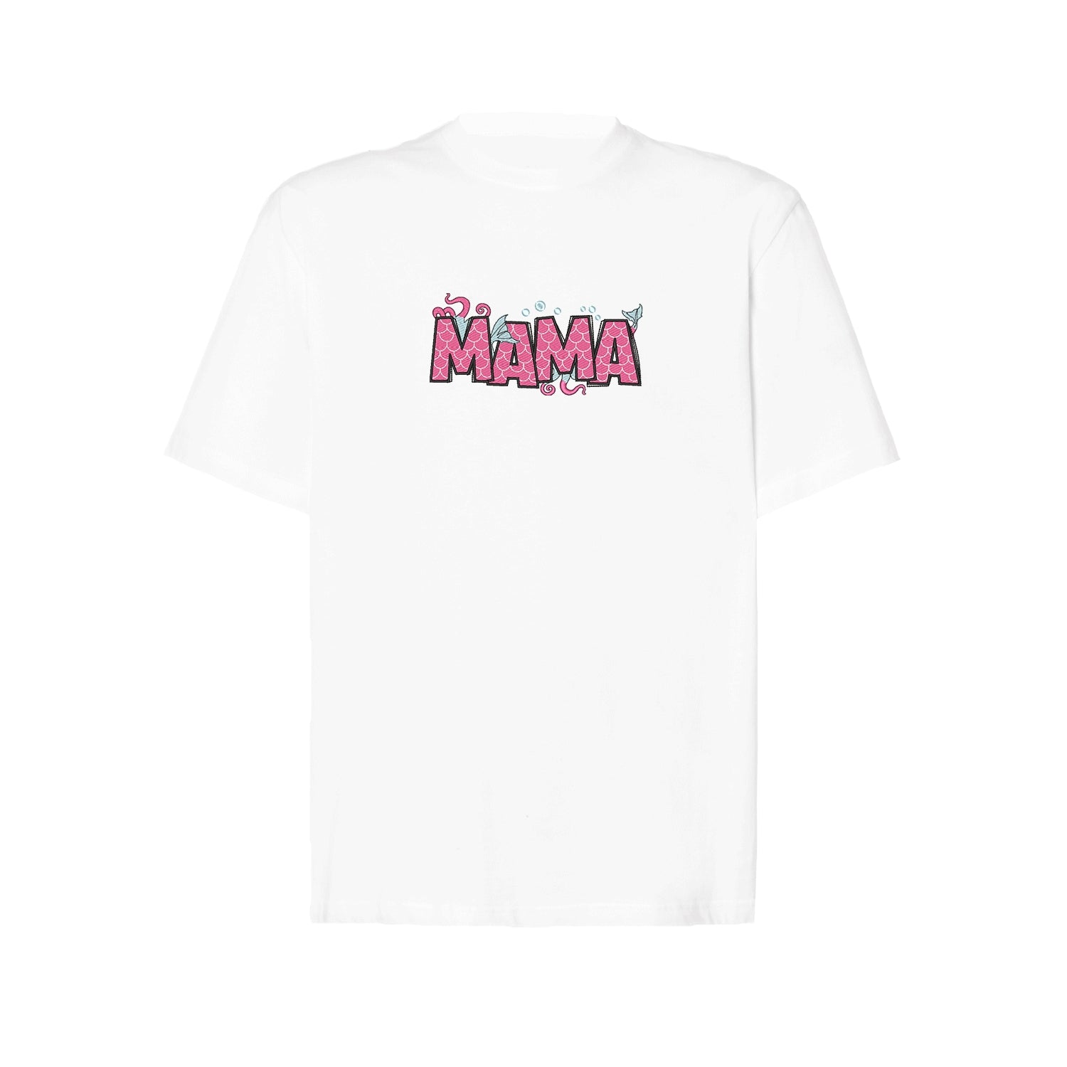 Koszulka z haftem “Mother's Day Embroidery Design” – damska, unisex, oversize Haft z radości - nadruki i haft na odzieży Warszawa