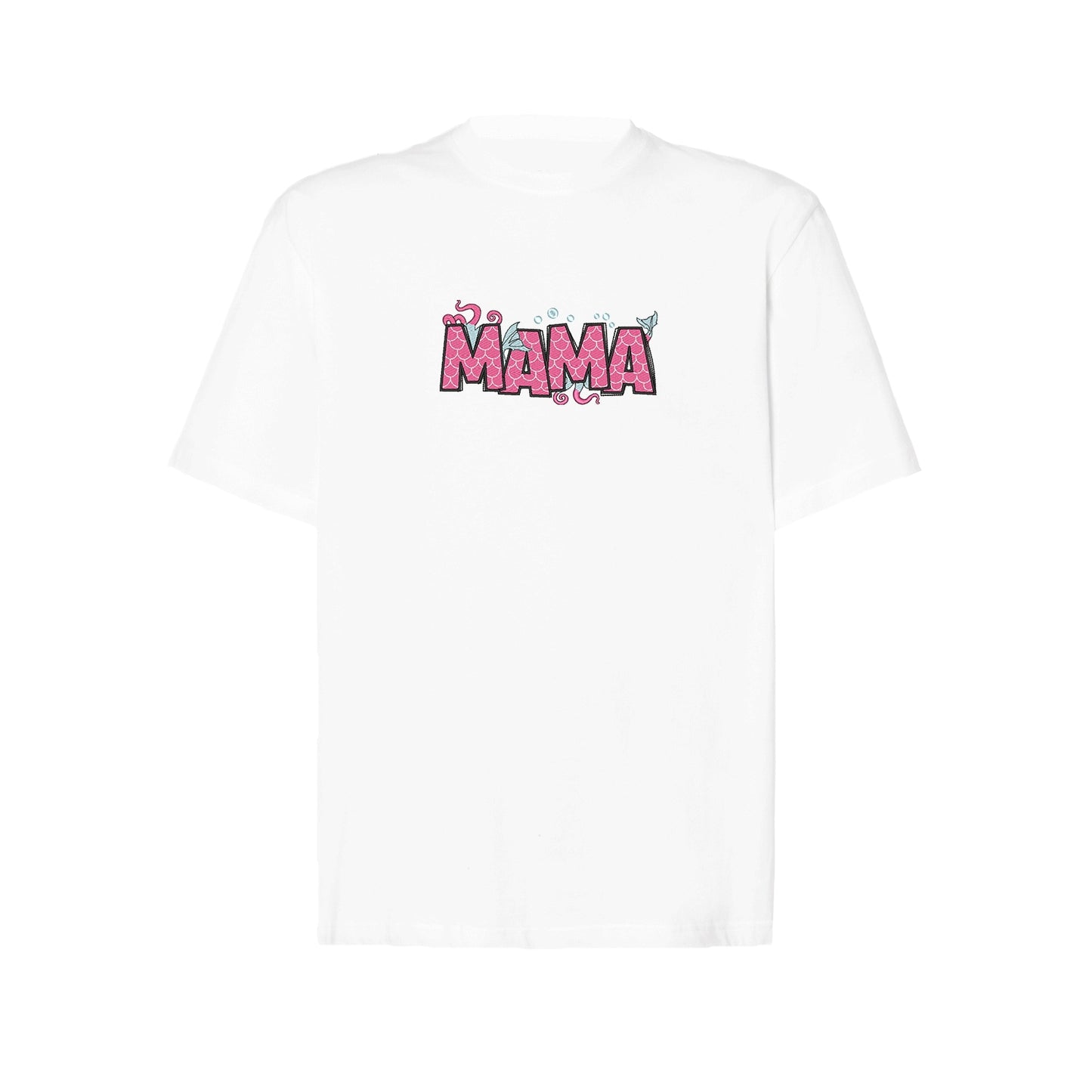 Koszulka z haftem “Mother's Day Embroidery Design” – damska, unisex, oversize Haft z radości - nadruki i haft na odzieży Warszawa