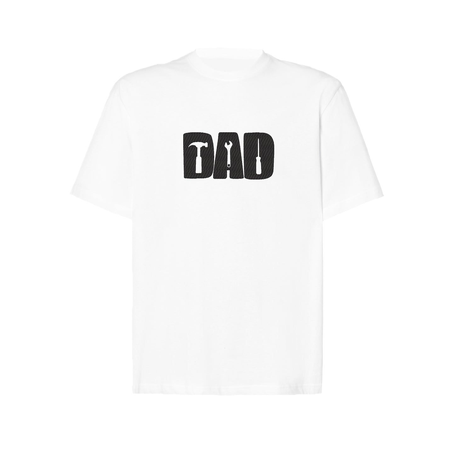 Koszulka oversize z haftem "Dad" – minimalistyczny i stylowy prezent dla taty