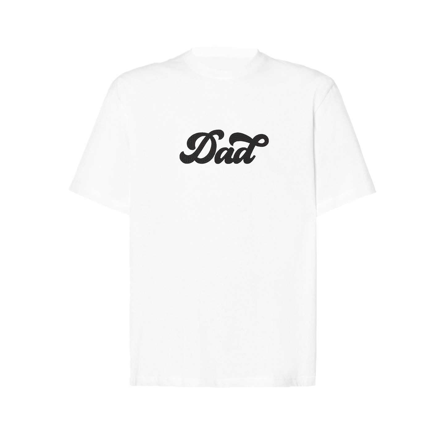 Koszulka oversize z haftem "Dad 2" – minimalistyczny i stylowy prezent dla taty