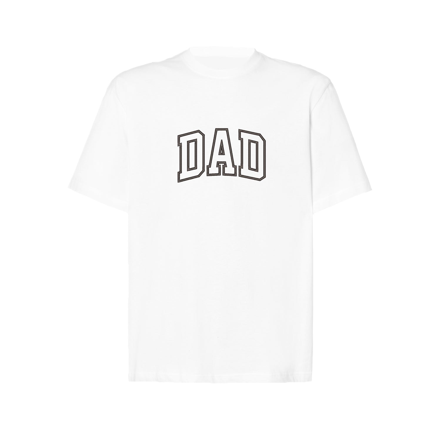 Koszulka oversize "Dad Applique" z haftem – stylowy prezent dla taty Haft z radości