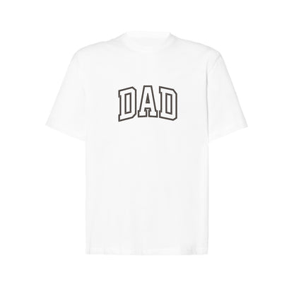 Koszulka oversize "Dad Applique" z haftem – stylowy prezent dla taty Haft z radości