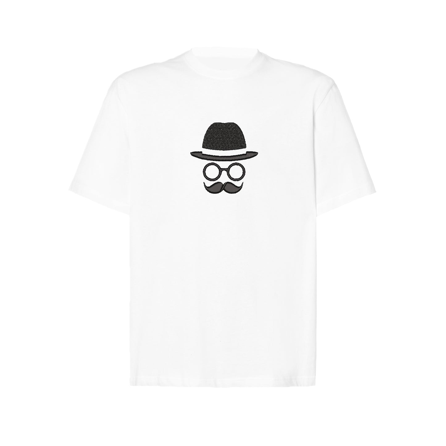 Koszulka oversize z haftem "Father with Moustache" – zabawny i stylowy prezent dla taty