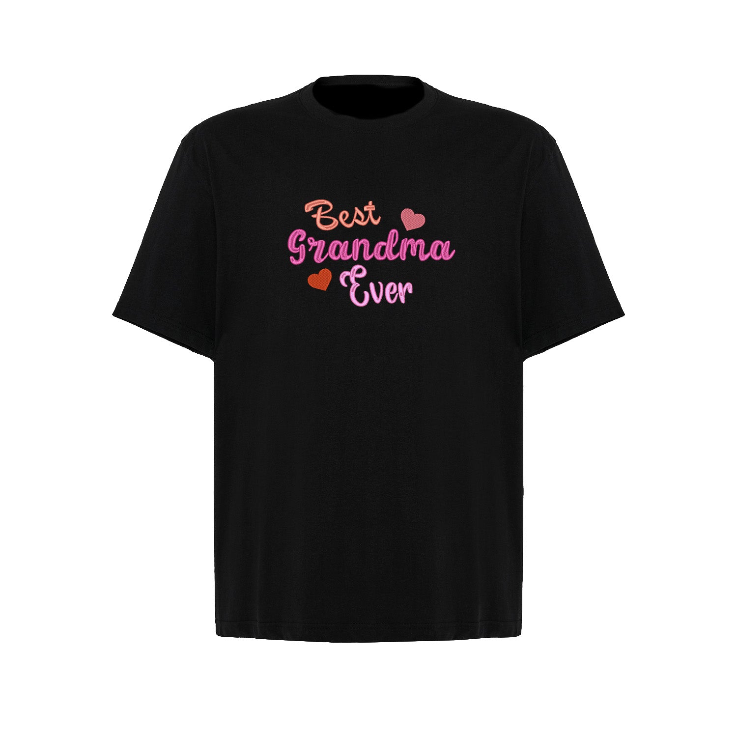 Koszulka z haftem Best Grandma Ever – prezent dla Babci Haft z radości - nadruki i haft na odzieży Warszawa