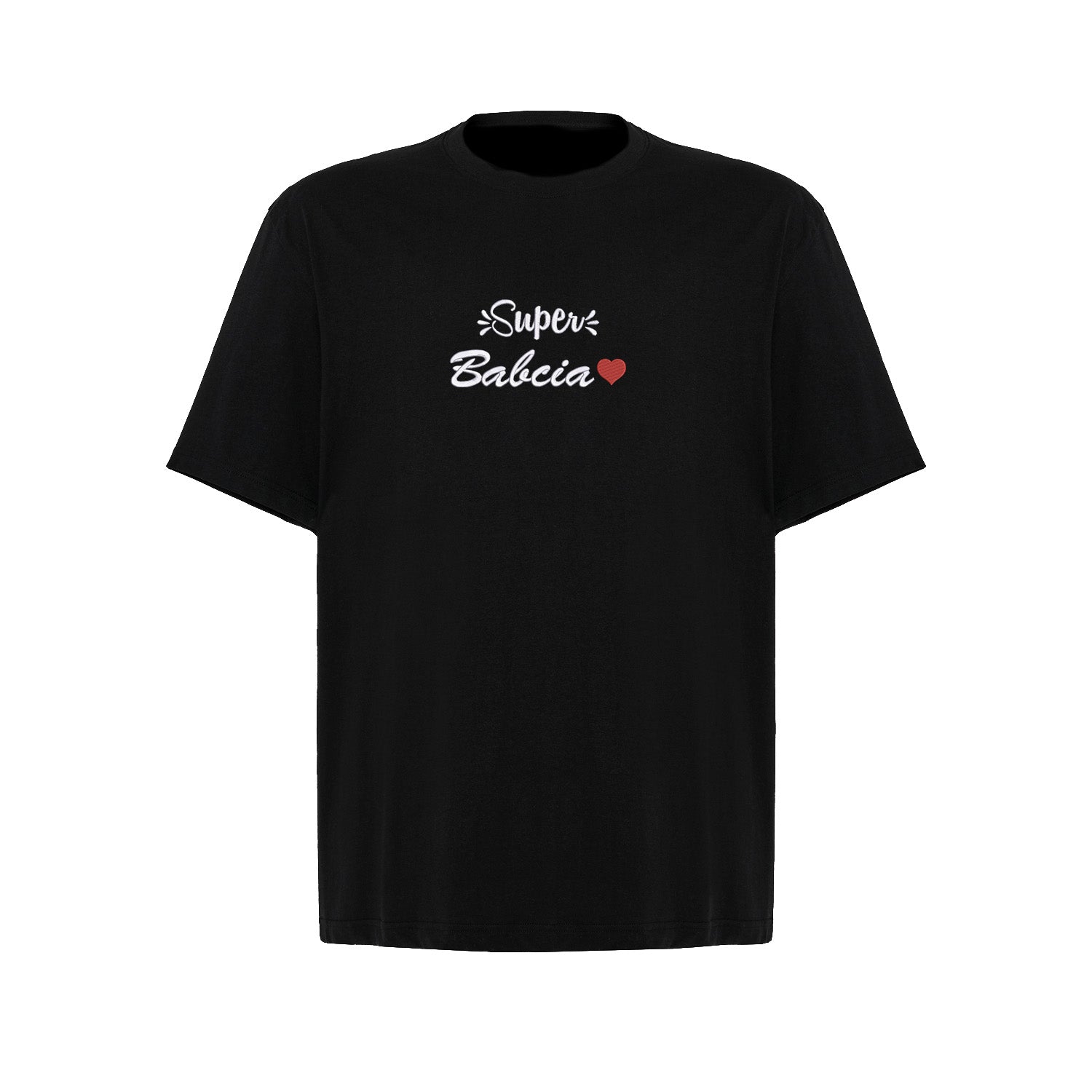 Super Babcia – koszulka z haftem dla wyjątkowej Babci Haft z radości - nadruki i haft na odzieży Warszawa