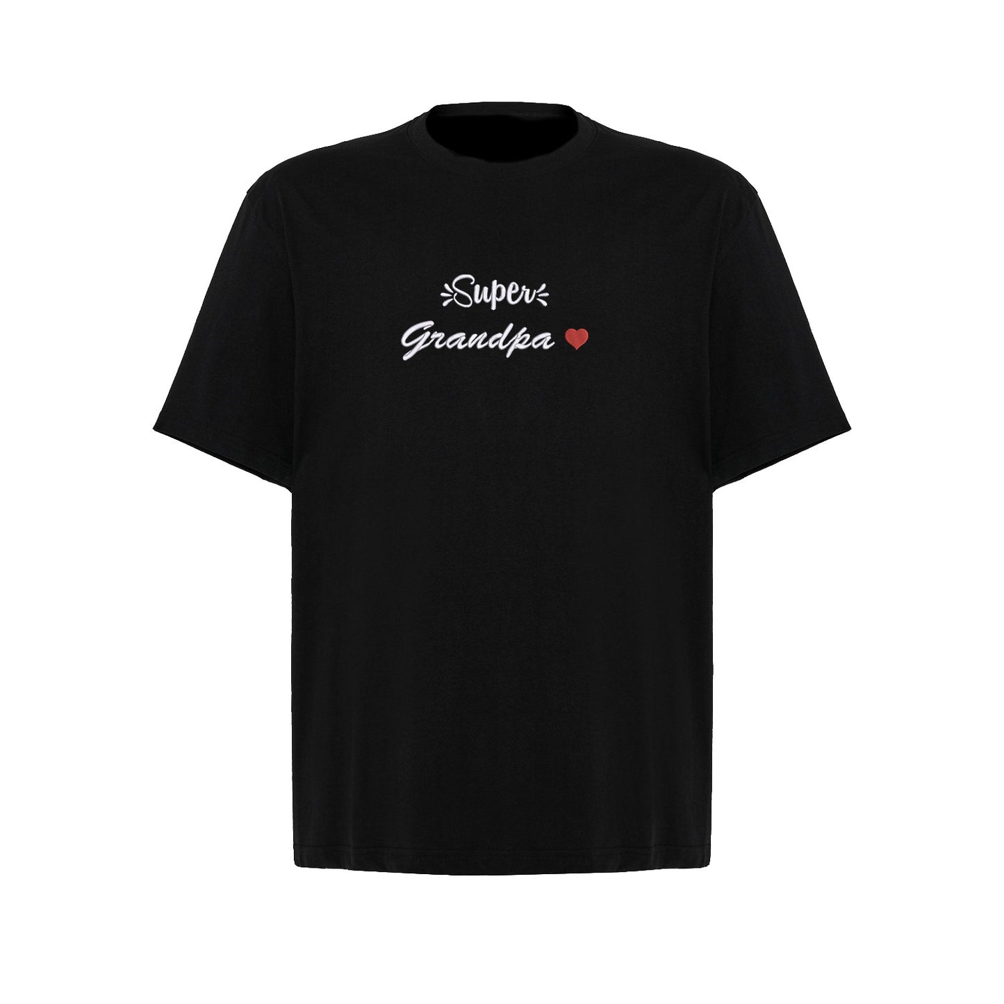 Koszulka Super Grandpa – haftowany napis dla wyjątkowego Dziadka Haft z radości - nadruki i haft na odzieży Warszawa
