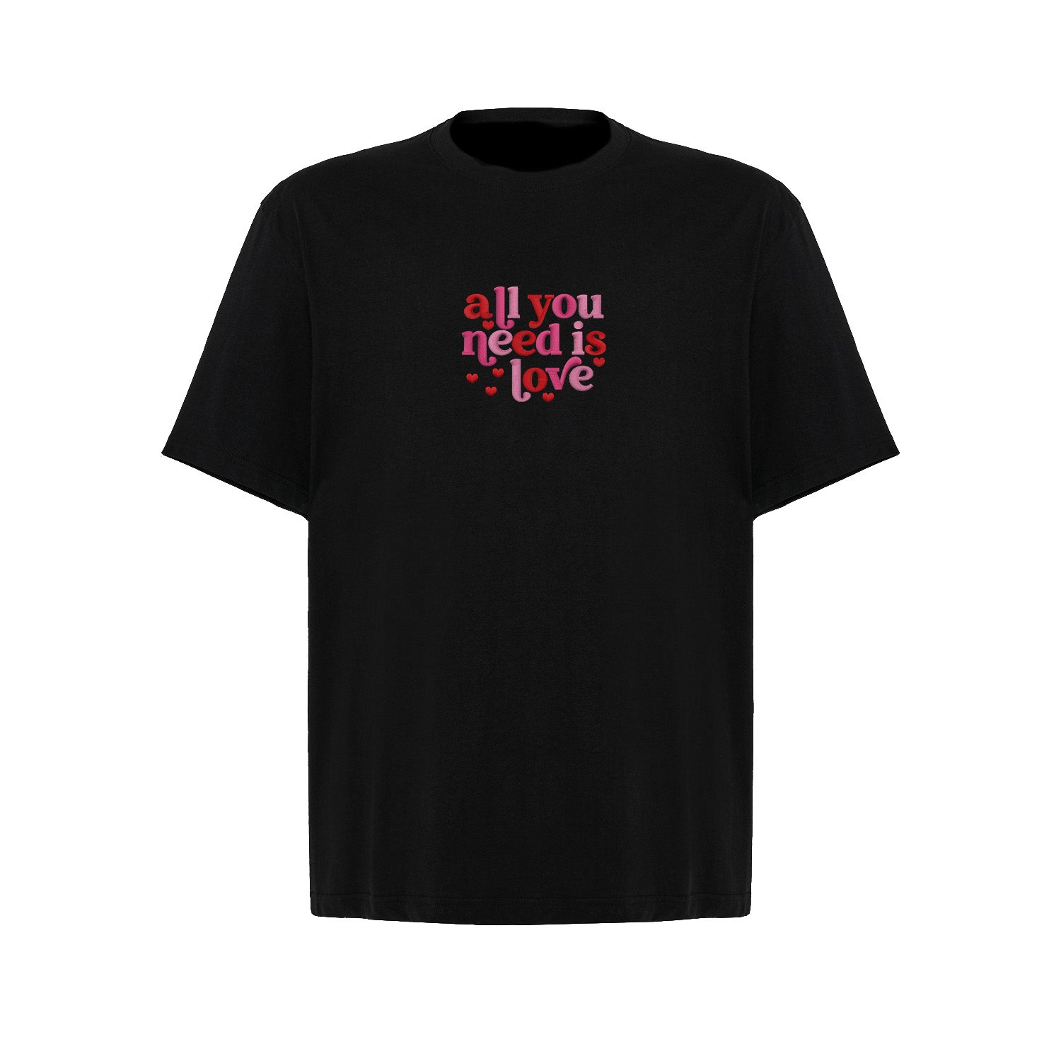 Koszulka z Haftem „All You Need Is Love” – ponadczasowe przesłanie Haft z radości - nadruki i haft na odzieży Warszawa