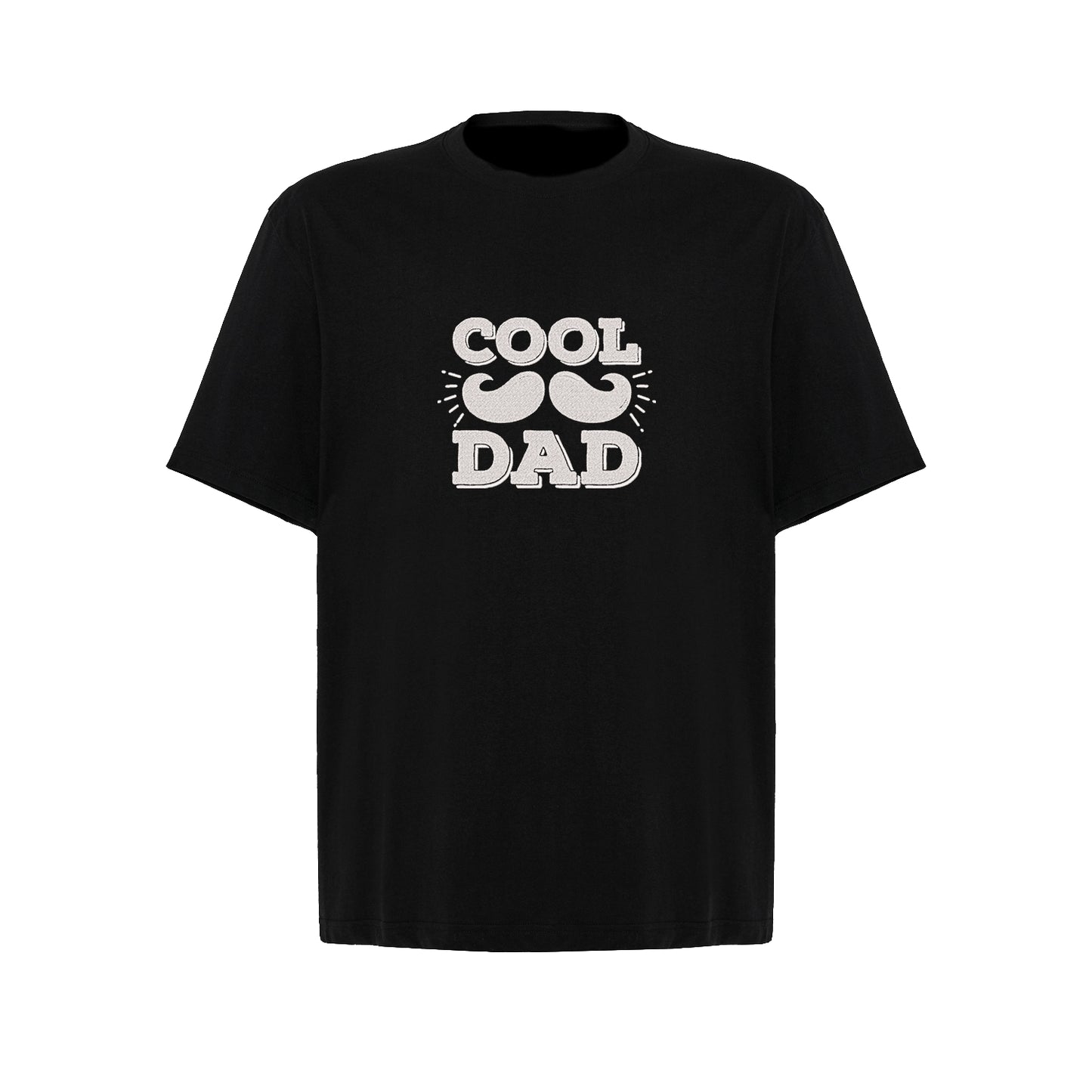 Koszulka „Cool Dad”  z haftem – stylowy prezent dla taty, unisex, damska, oversize Haft z radości - nadruki i haft na odzieży Warszawa