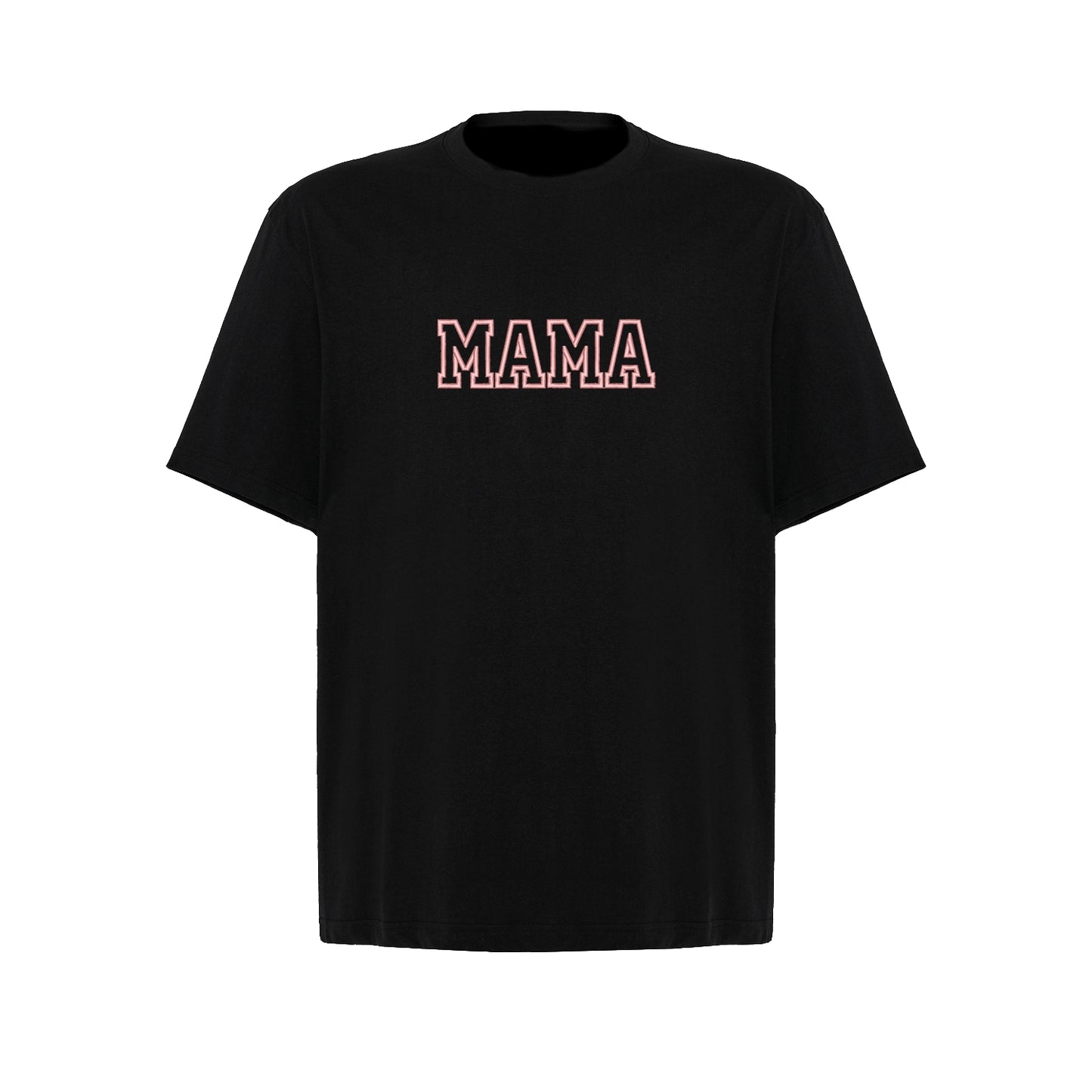 Koszulka Mama Applique – Haft komputerowy | Damska, Unisex, Oversize Haft z radości - nadruki i haft na odzieży Warszawa