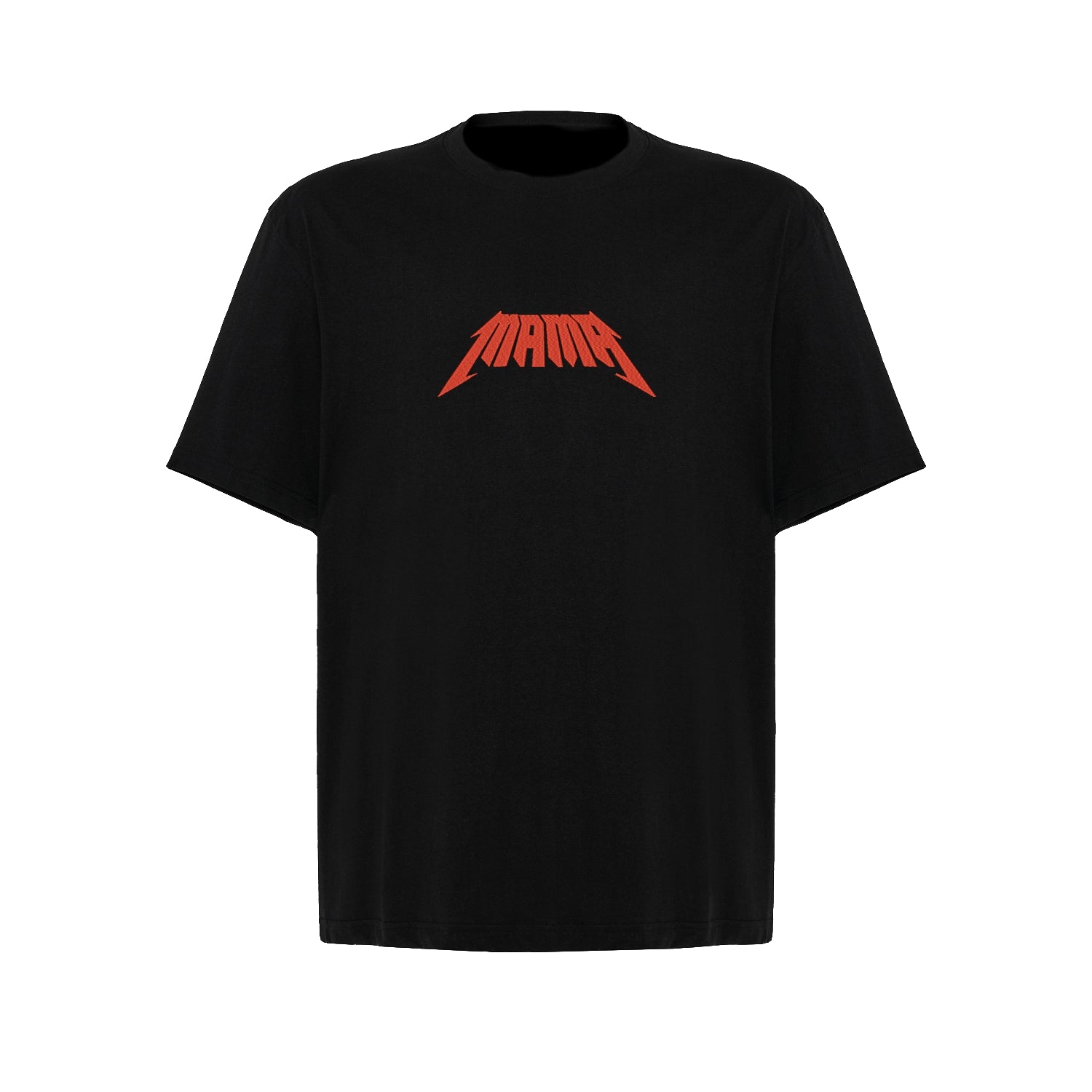 Koszulka haftowana „Rock Mama Embroidery File” – damska, unisex, oversize | rockowy styl i haft komputerowy Haft z radości - nadruki i haft na odzieży Warszawa