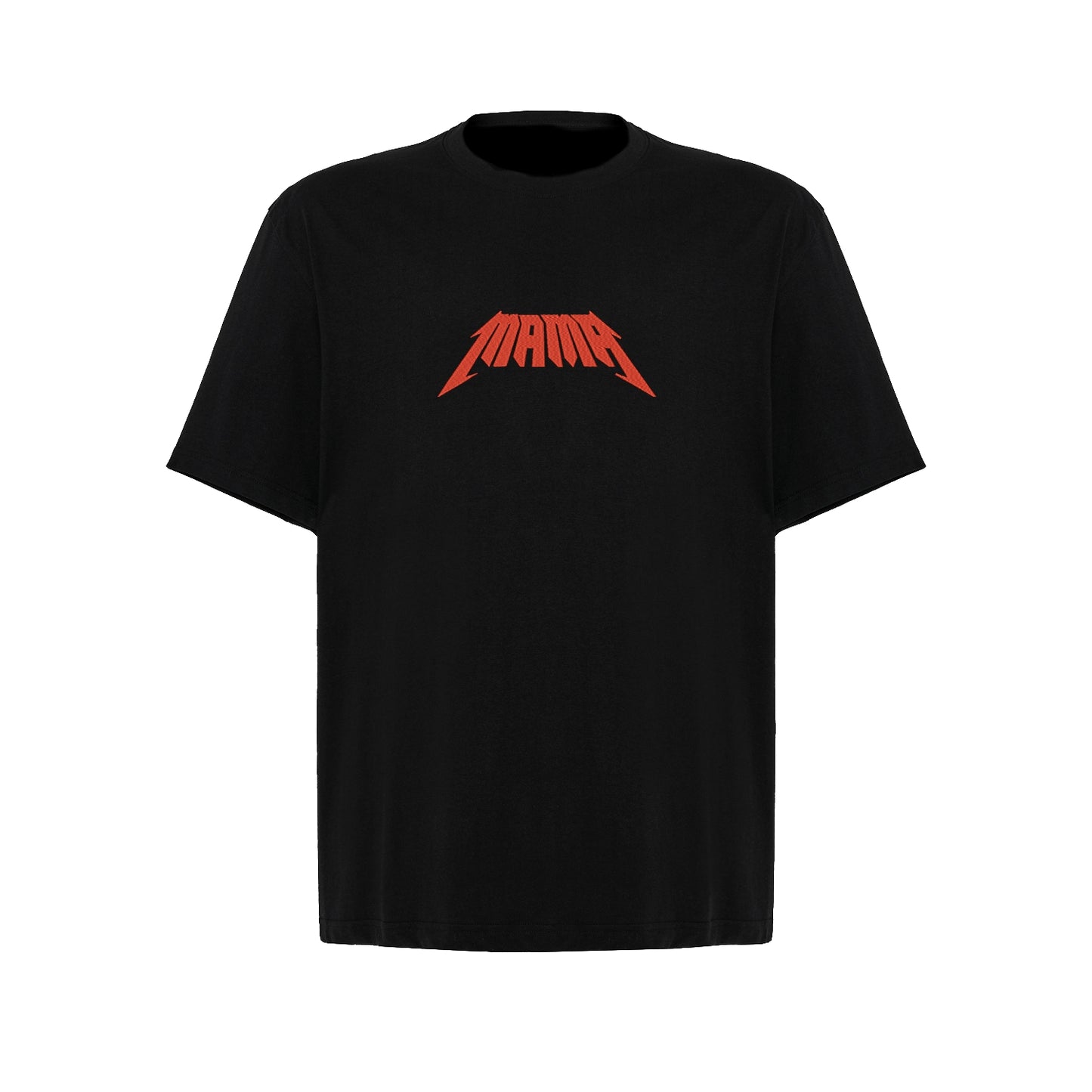 Koszulka haftowana „Rock Mama Embroidery File” – damska, unisex, oversize | rockowy styl i haft komputerowy Haft z radości - nadruki i haft na odzieży Warszawa