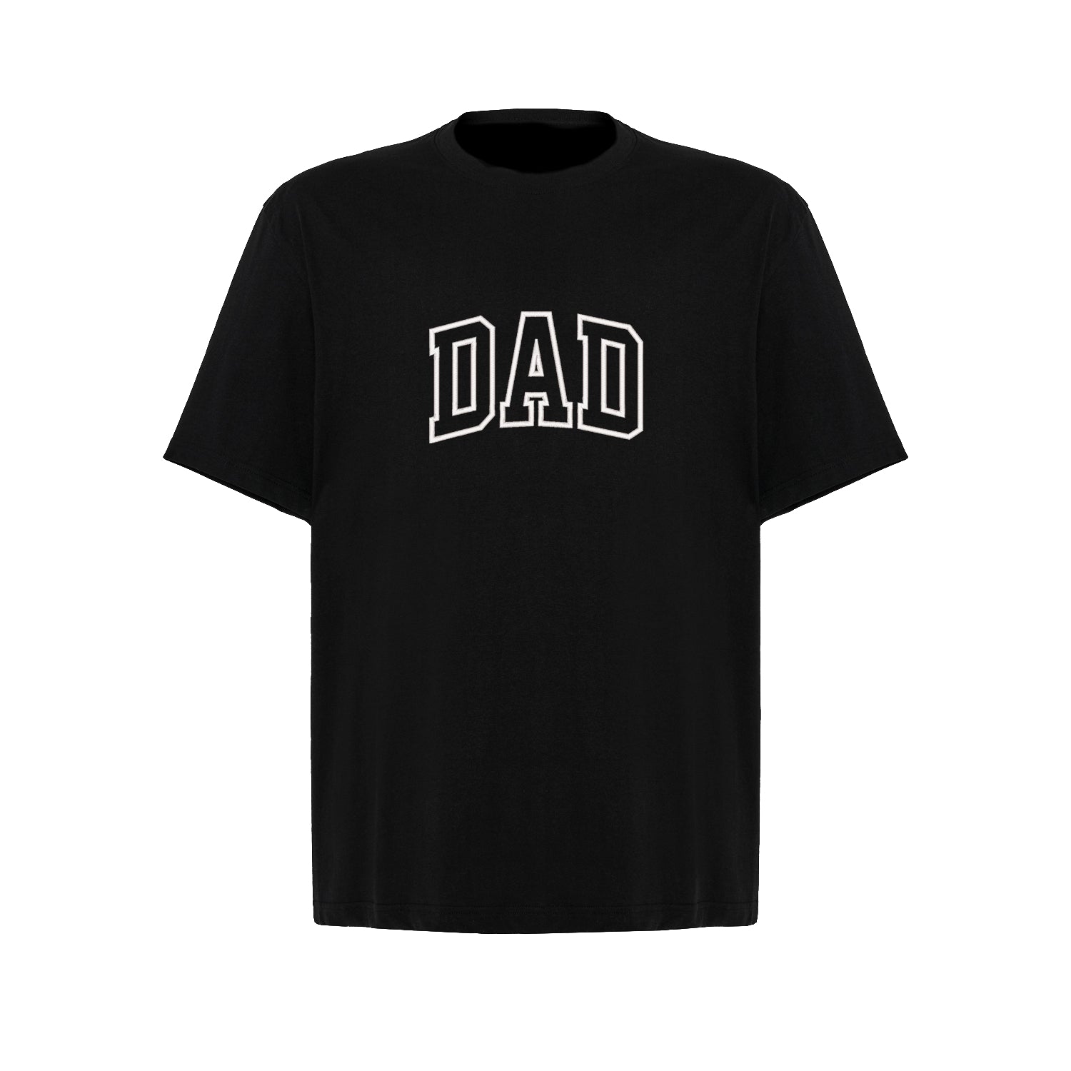 Koszulka oversize "Dad Applique" z haftem – stylowy prezent dla taty Haft z radości