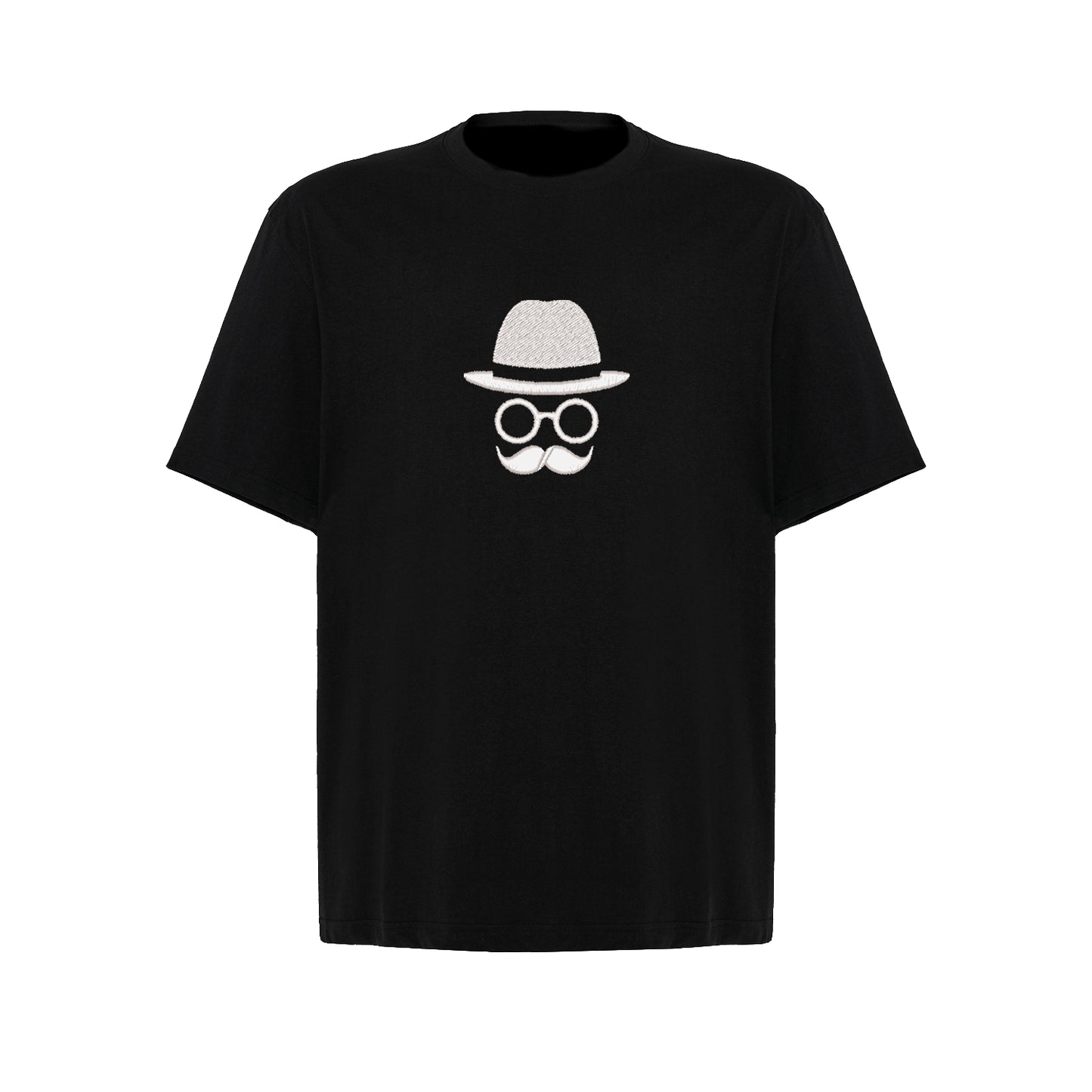 Koszulka oversize z haftem "Father with Moustache" – zabawny i stylowy prezent dla taty