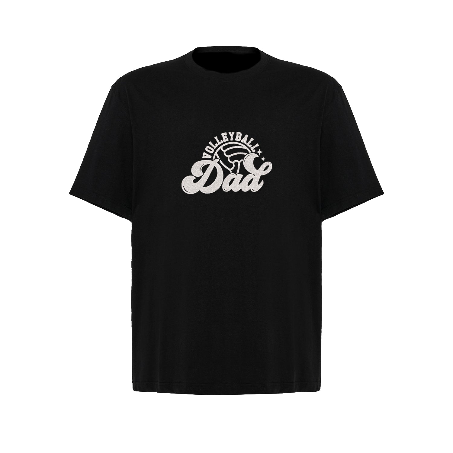 Koszulka oversize z haftem Volleyball Dad – idealna dla taty siatkarza lub kibica siatkówki Haft z radości